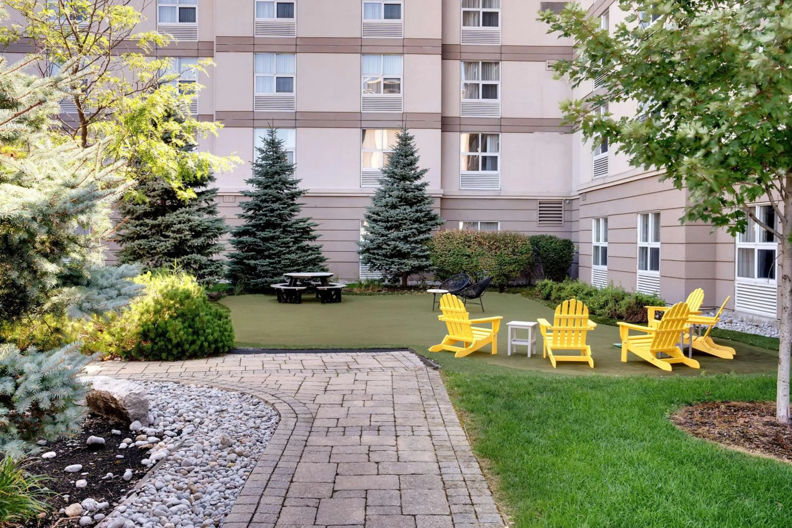 Patio in Homewood Suites by Hilton Toronto-Markham