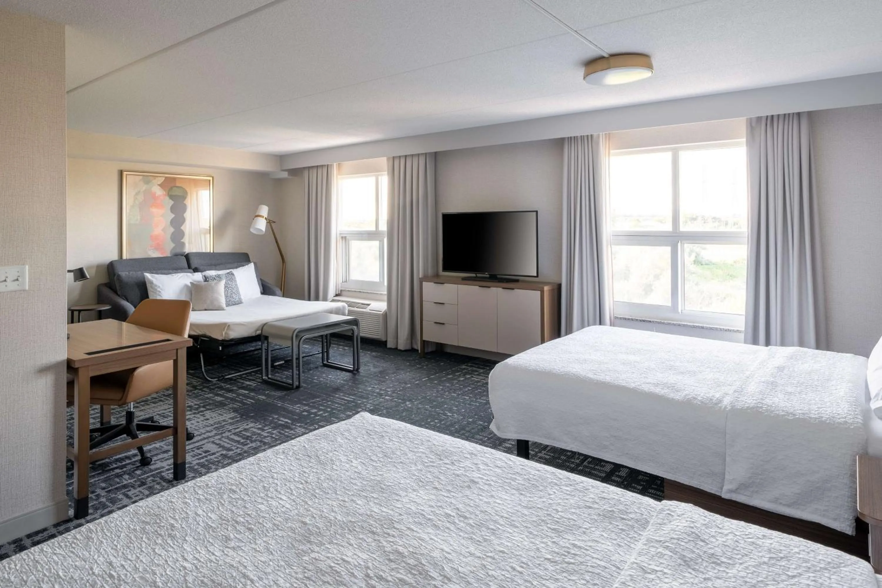 Bedroom, Bed in Homewood Suites by Hilton Toronto-Markham