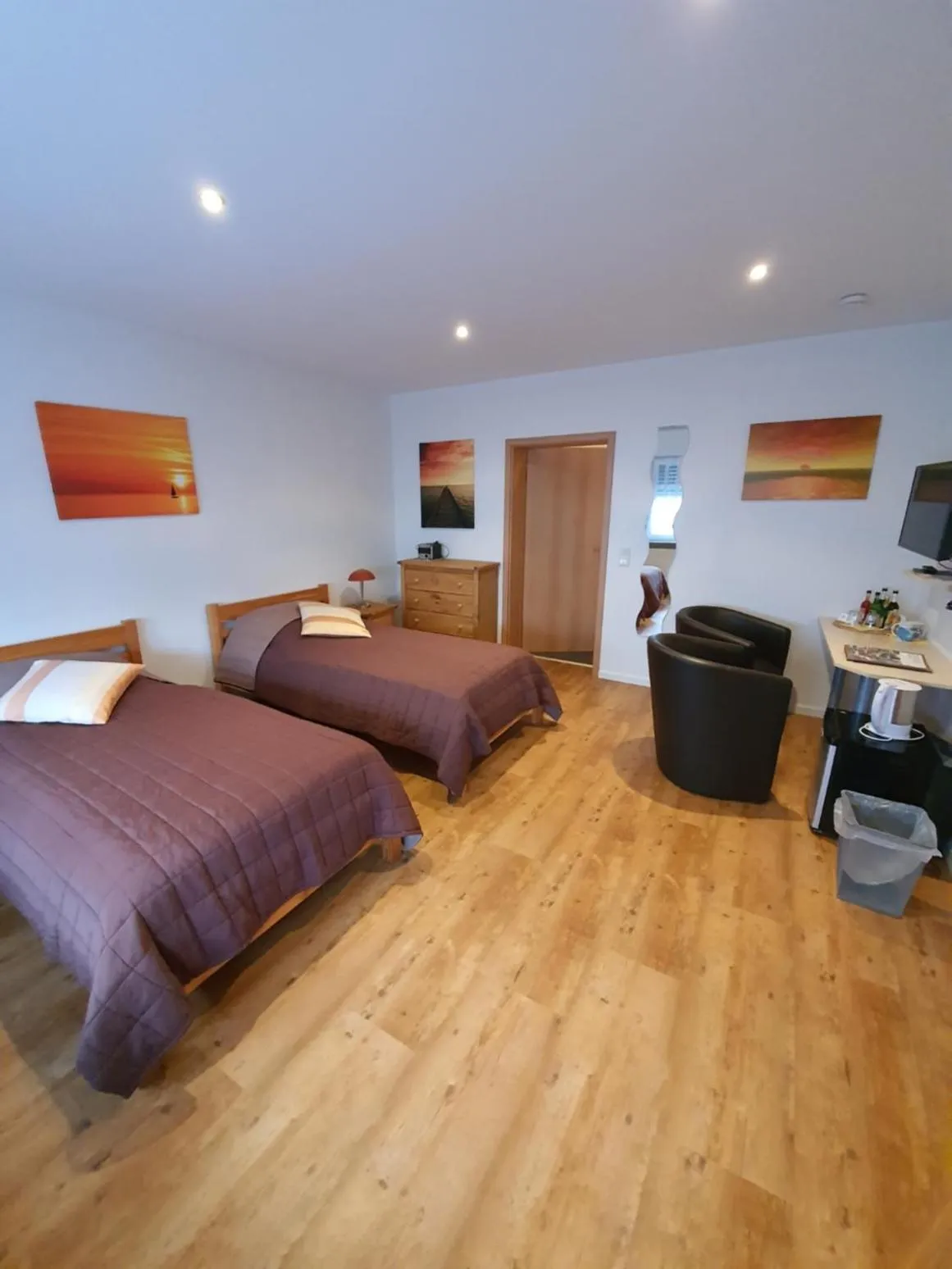 Bed in Landhaus Warndtwald Dependance