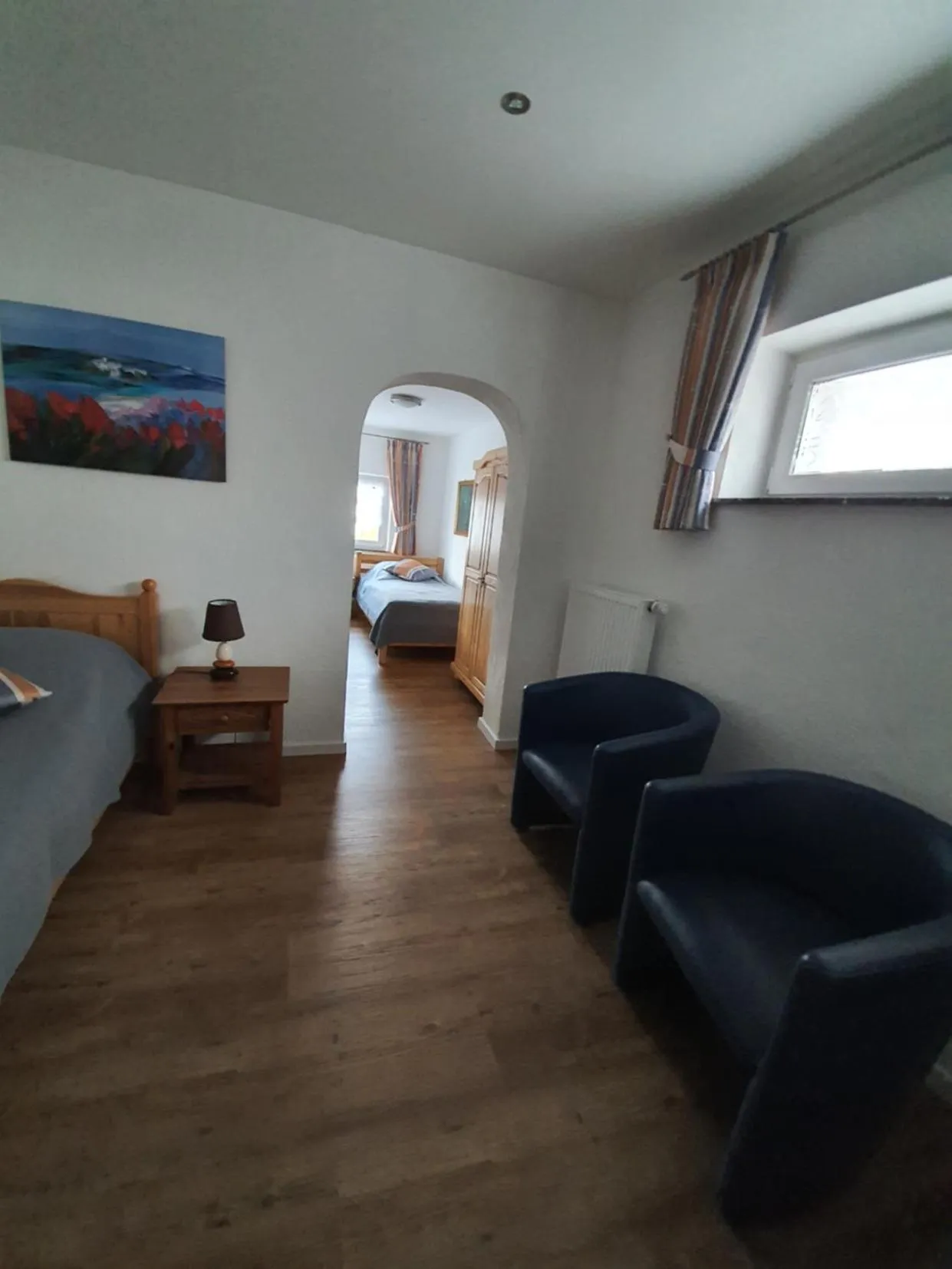 Bed in Landhaus Warndtwald Dependance