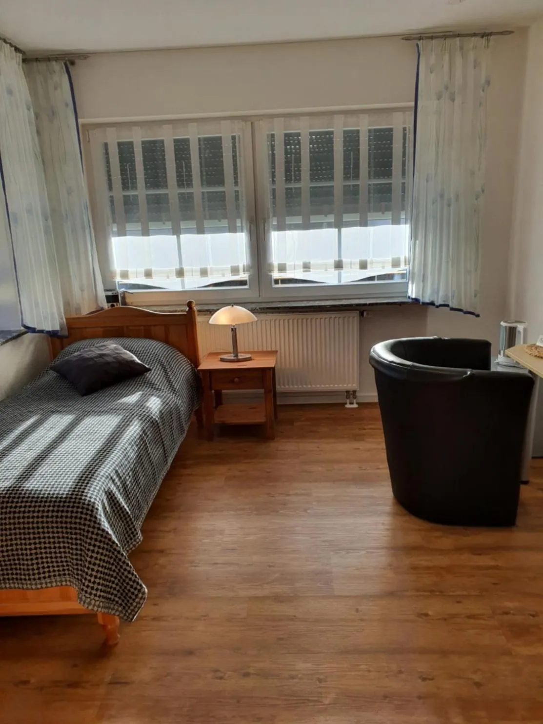 Bed in Landhaus Warndtwald Dependance