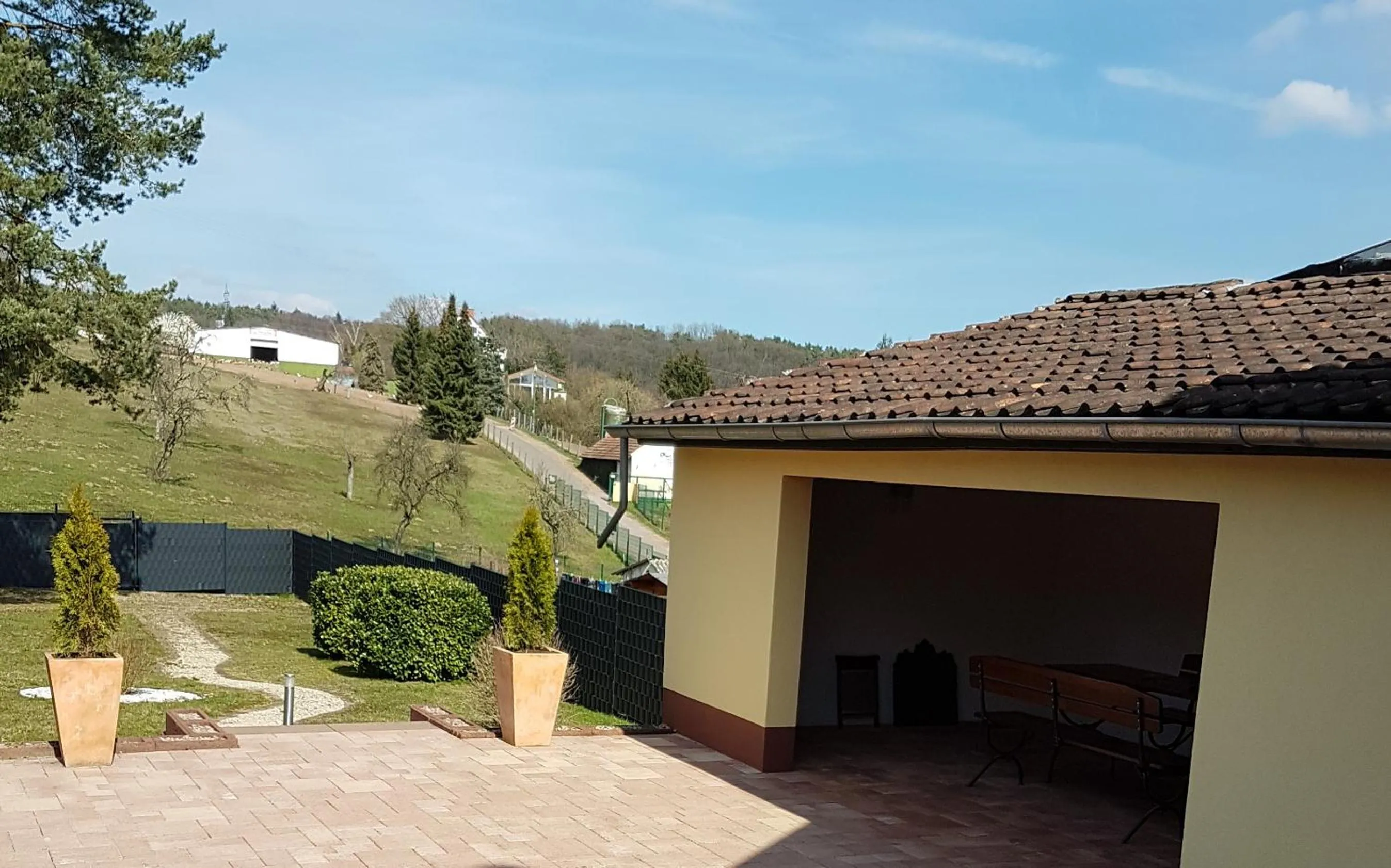 Garden view in Landhaus Warndtwald Dependance