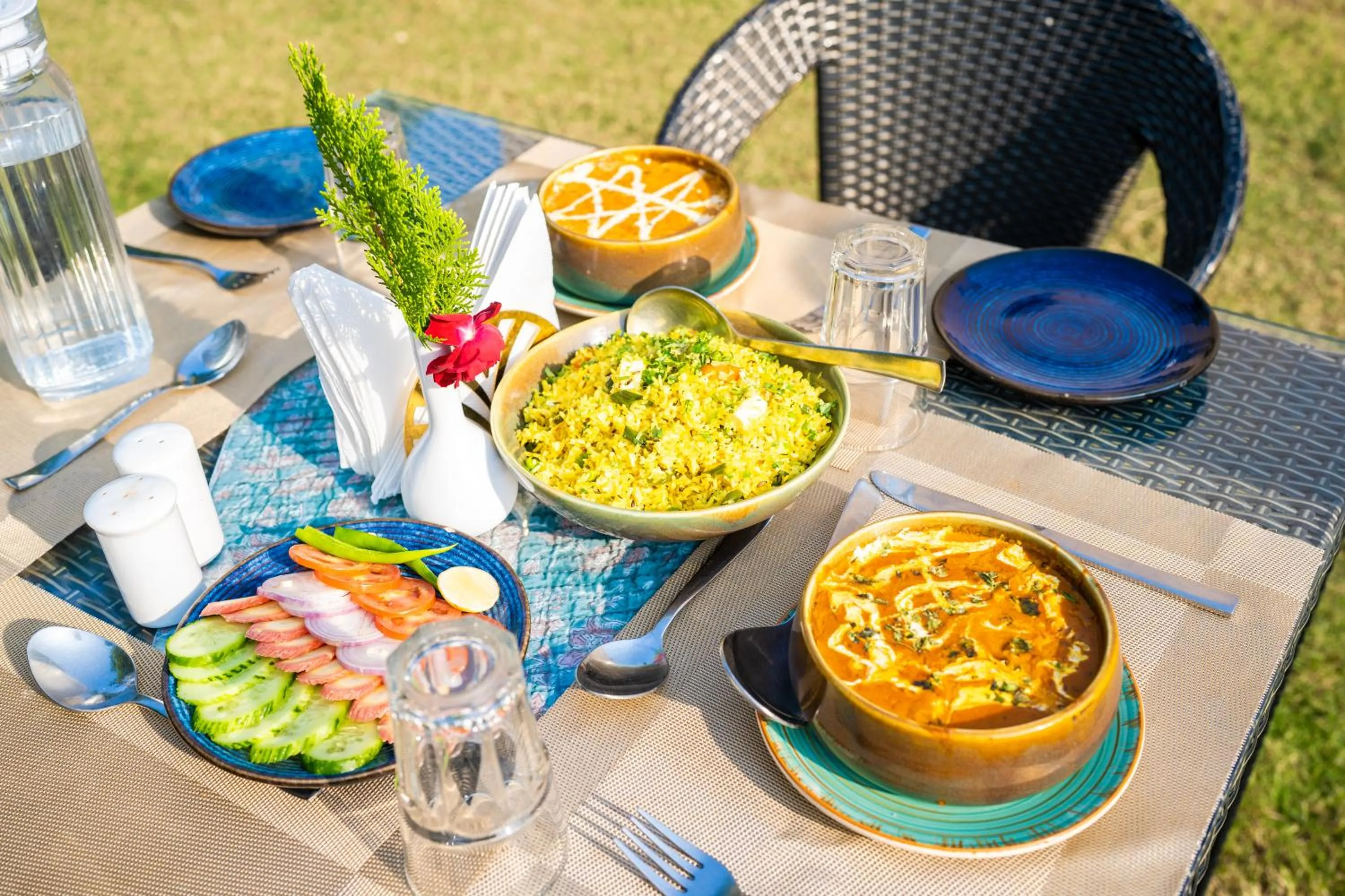 Food and drinks in Paridhi Niwas, Ranthambore- near Tiger Safari Zones 1-5