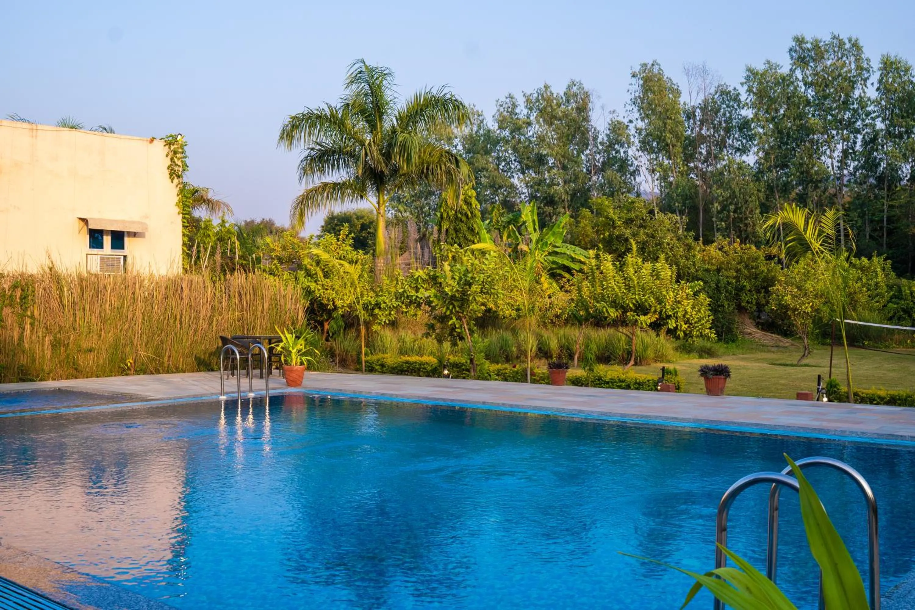 Swimming pool in Paridhi Niwas, Ranthambore- near Tiger Safari Zones 1-5