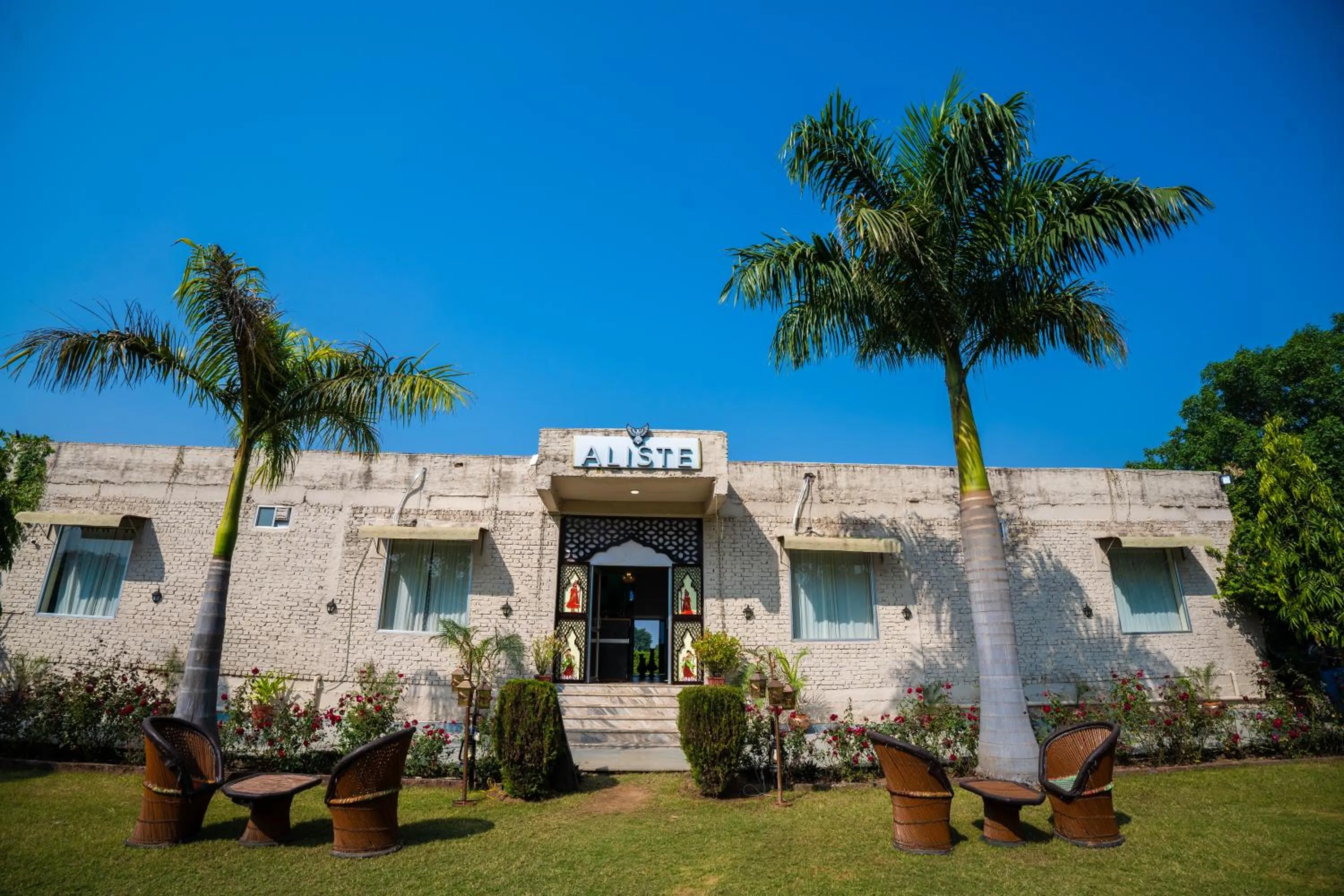 Facade/entrance in Paridhi Niwas, Ranthambore- near Tiger Safari Zones 1-5