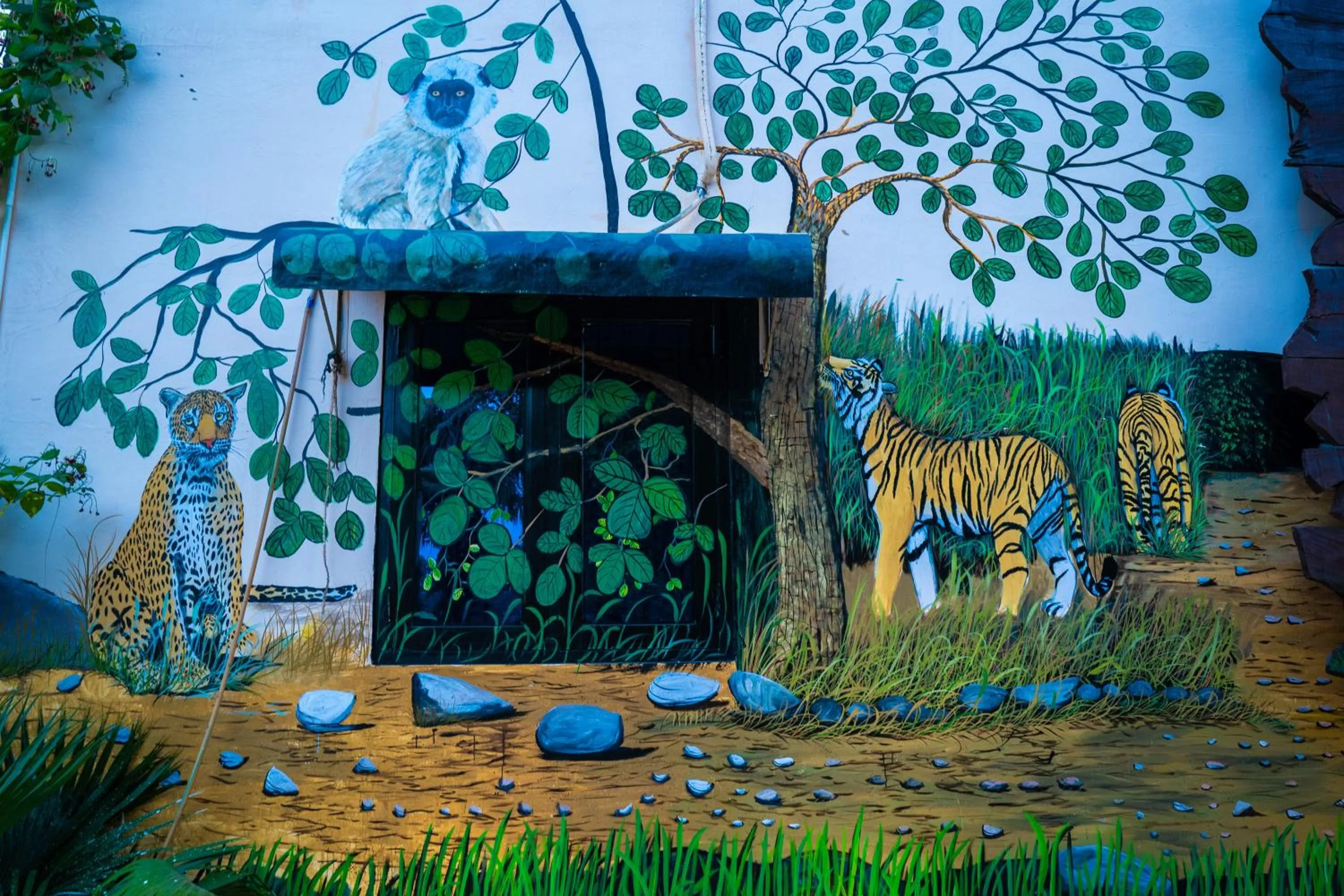 Decorative detail in Paridhi Niwas, Ranthambore- near Tiger Safari Zones 1-5