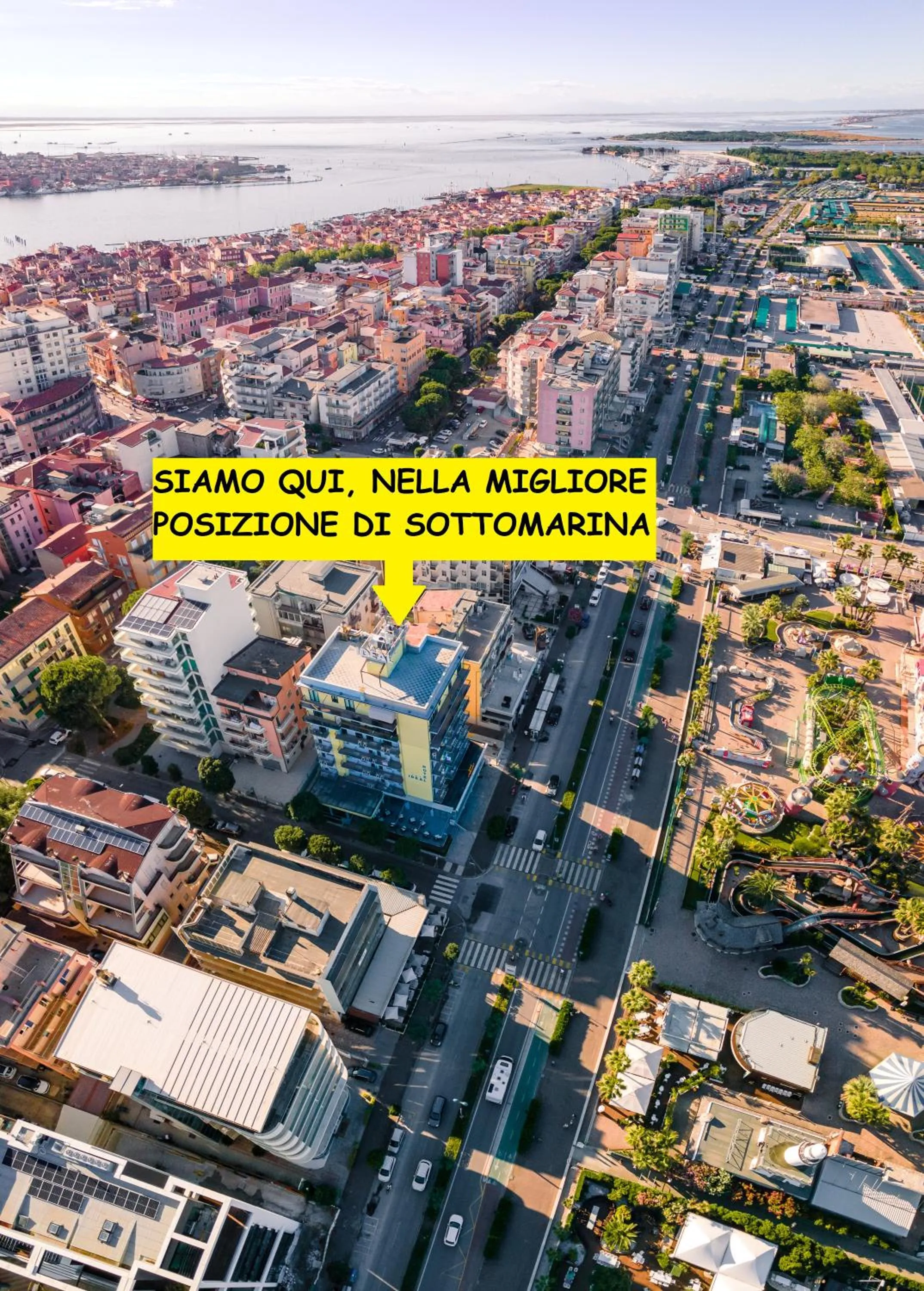 Bird's eye view in Hotel Ideal Sottomarina