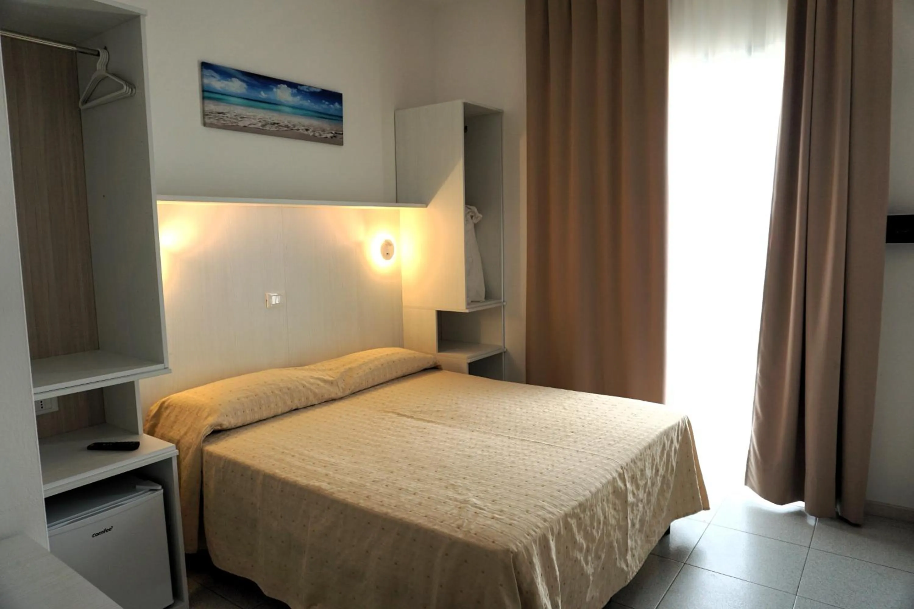 Bed in Hotel Ideal Sottomarina