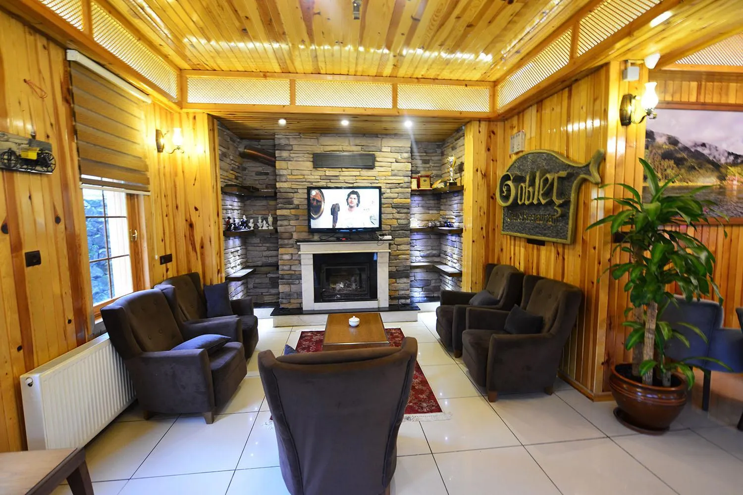 Decorative detail in Goblec Hotel & Bungalow