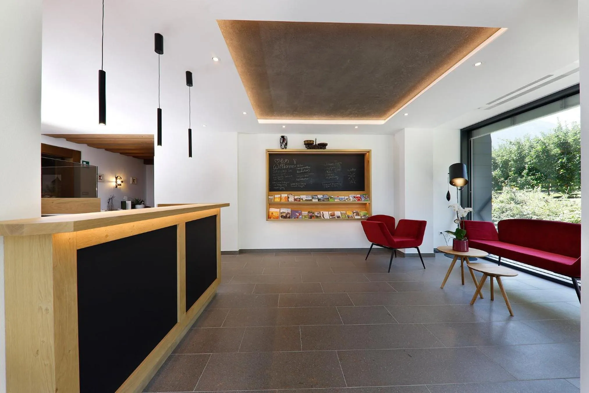 Lobby or reception in Hotel Törggelehof