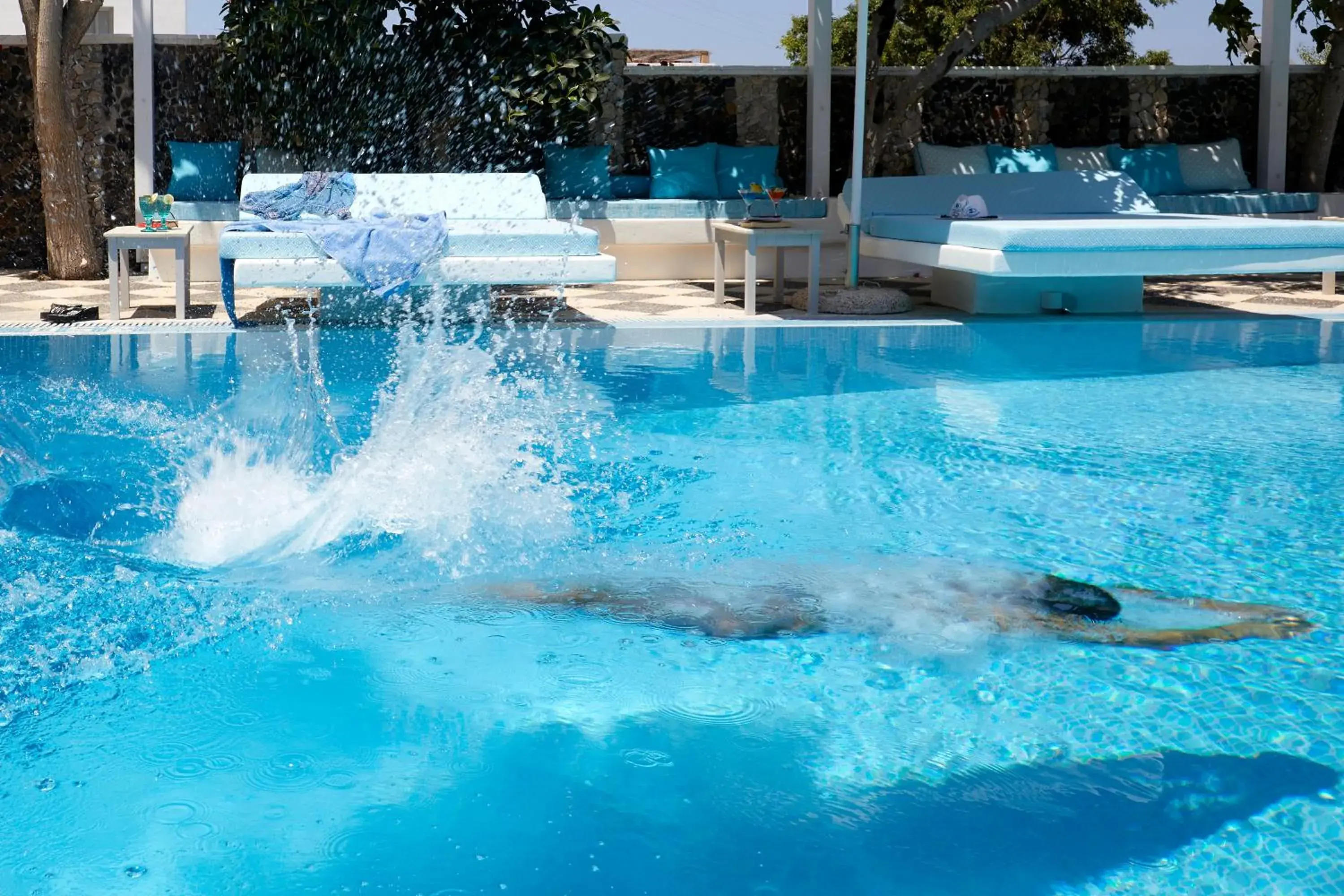Swimming pool in Blue Sea Hotel Swimming pool in Blue Sea Hotel