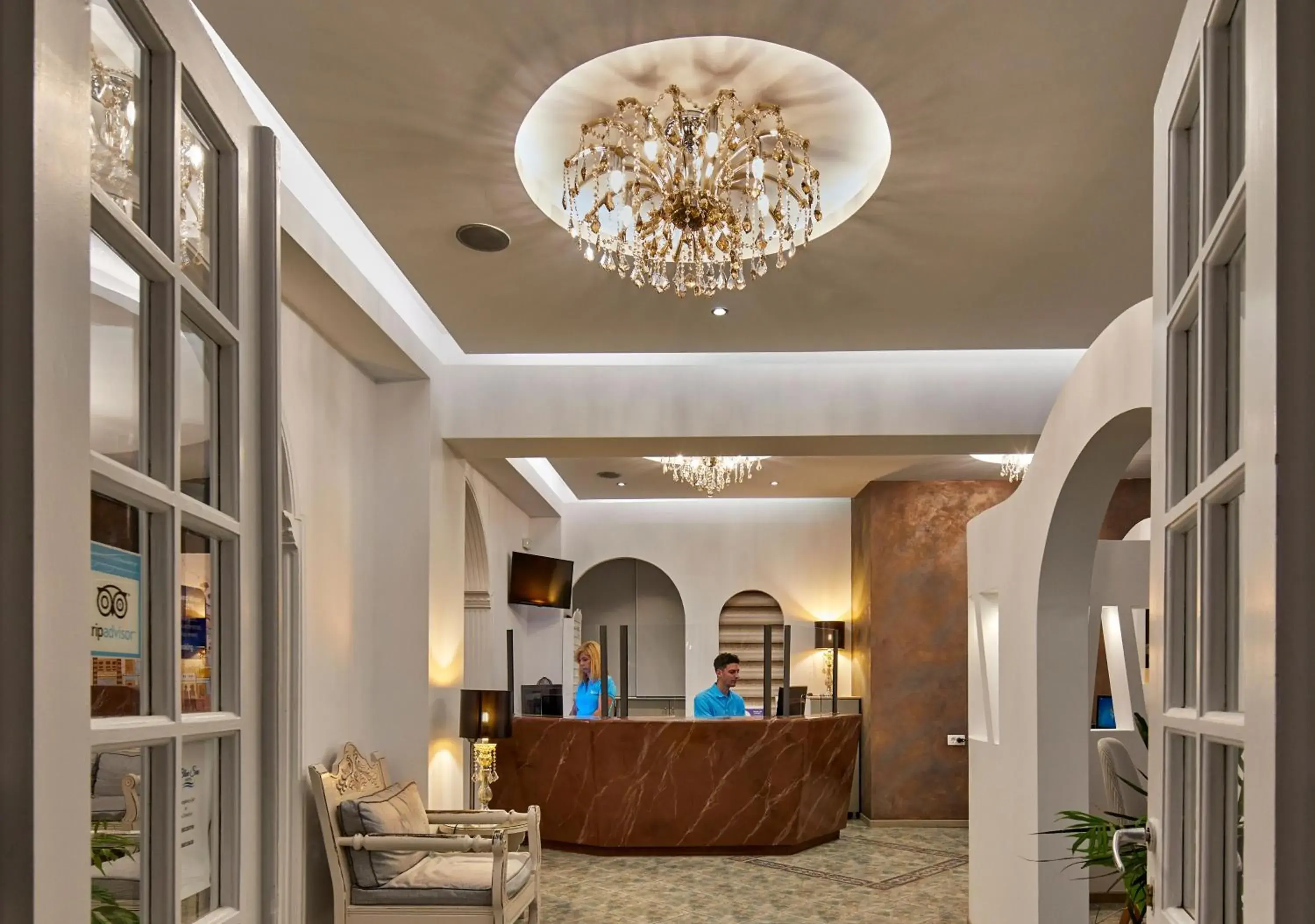 Lobby or reception in Blue Sea Hotel Lobby or reception in Blue Sea Hotel