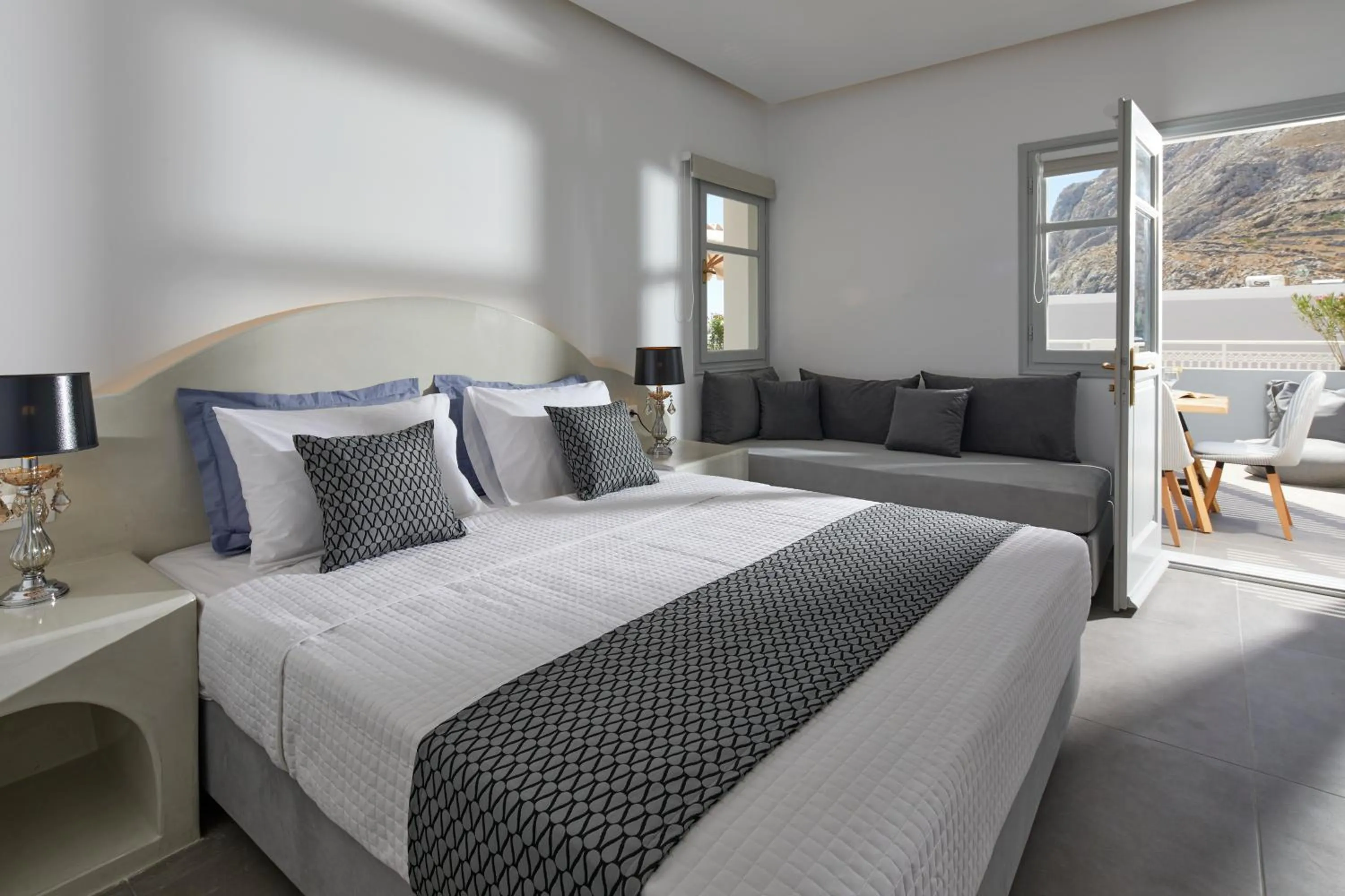 Bed in Blue Sea Hotel