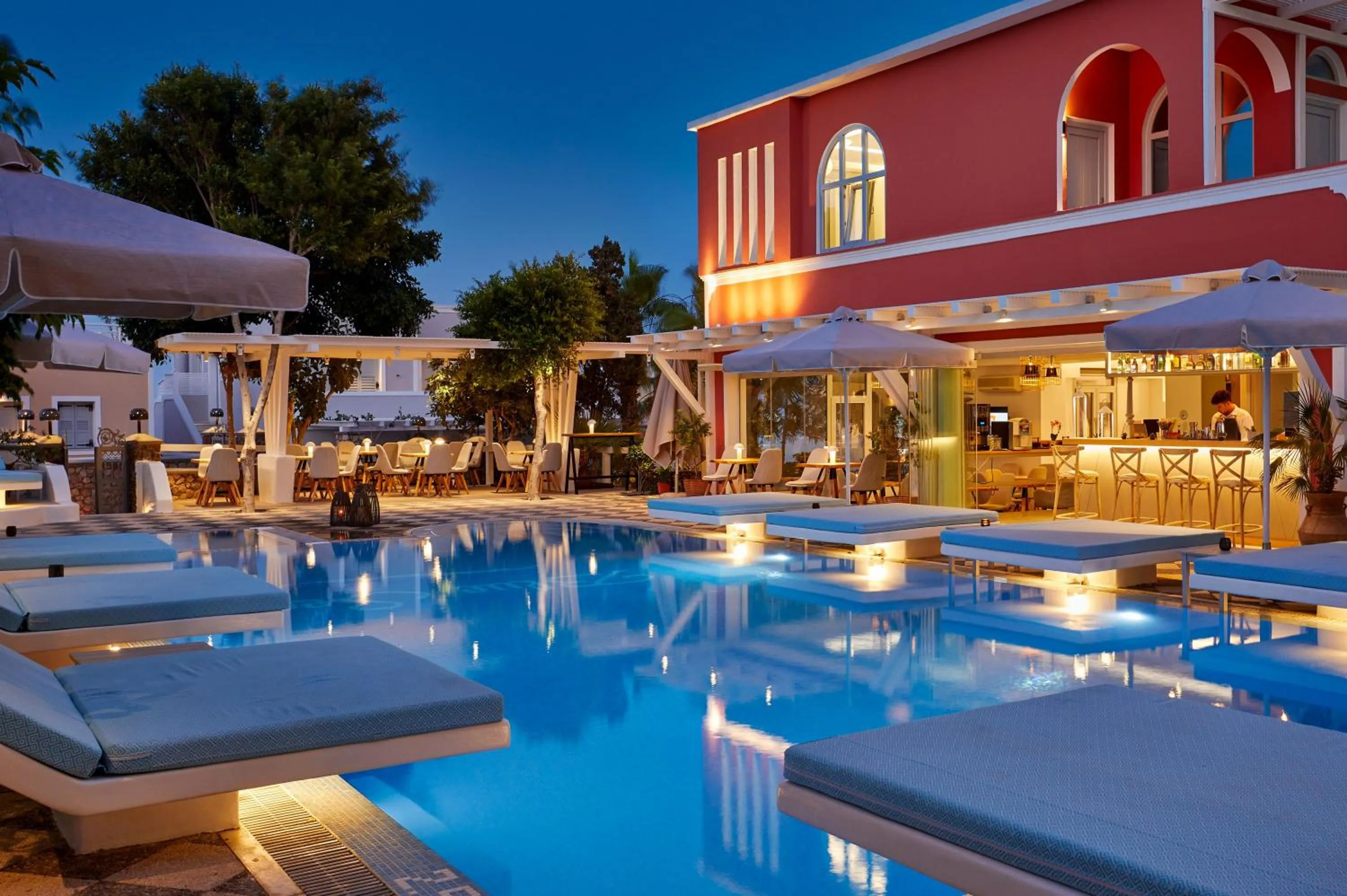 Property building in Blue Sea Hotel