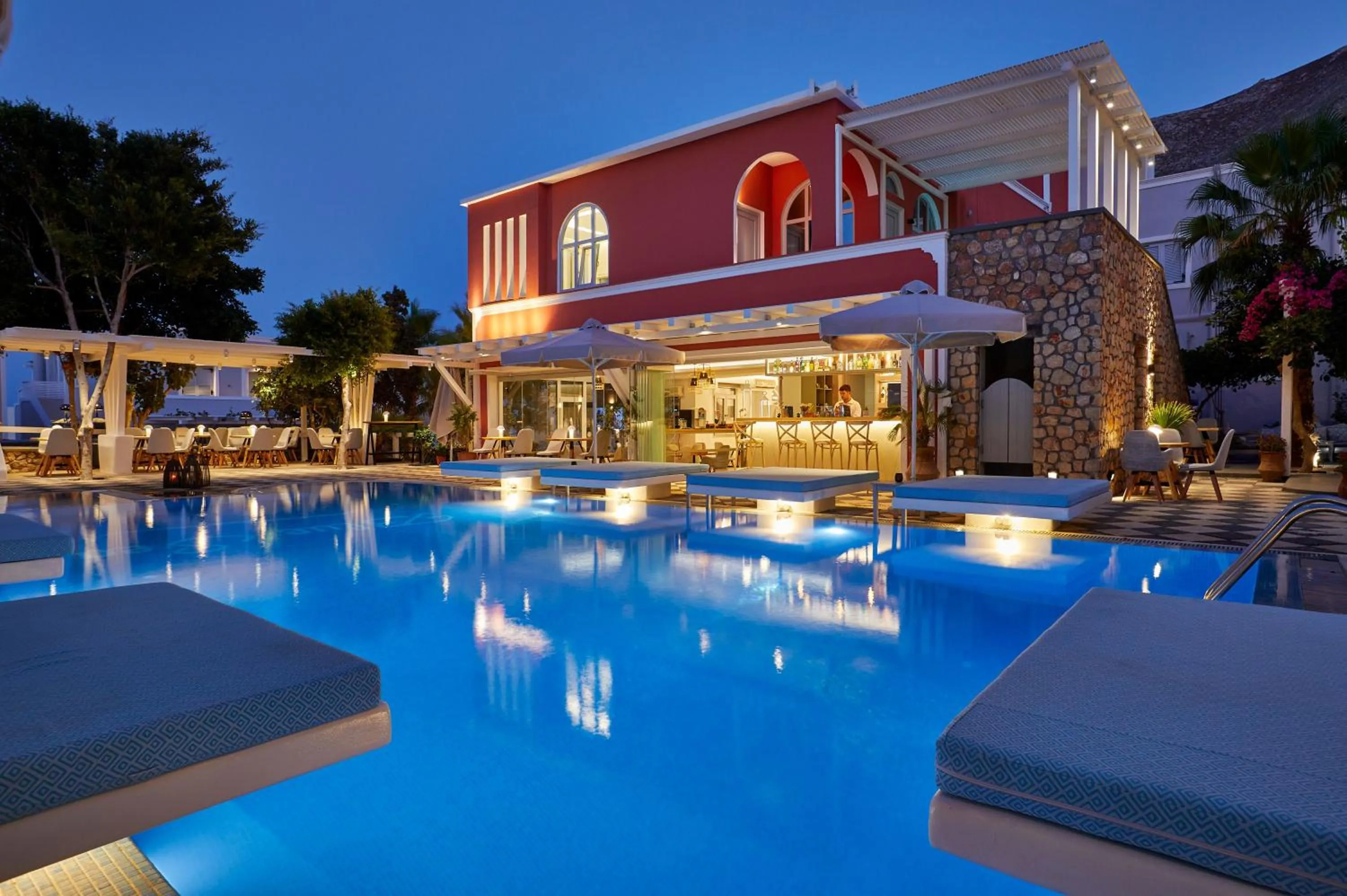 Property building in Blue Sea Hotel