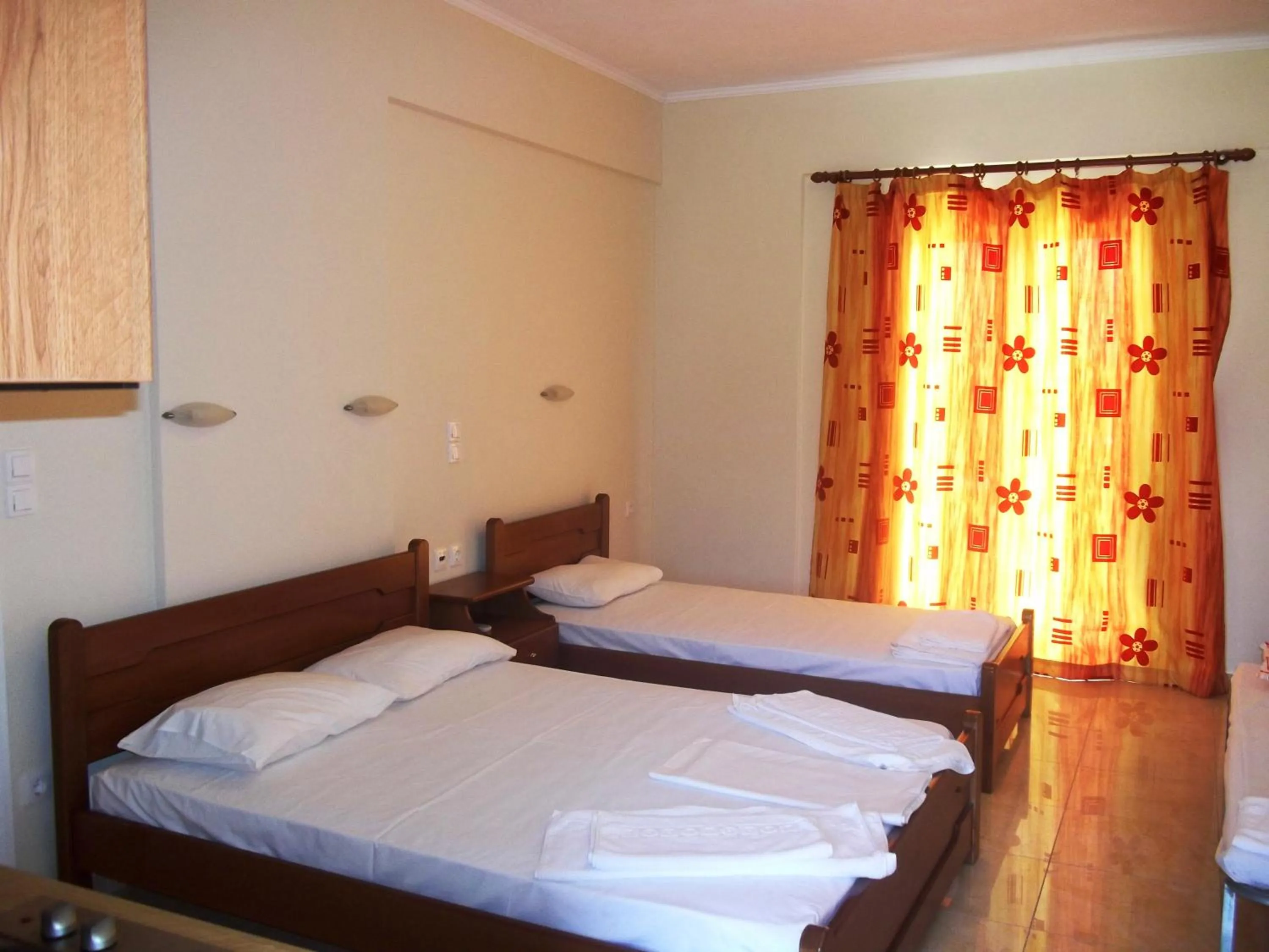 Bed in Calypso Luxury Studios
