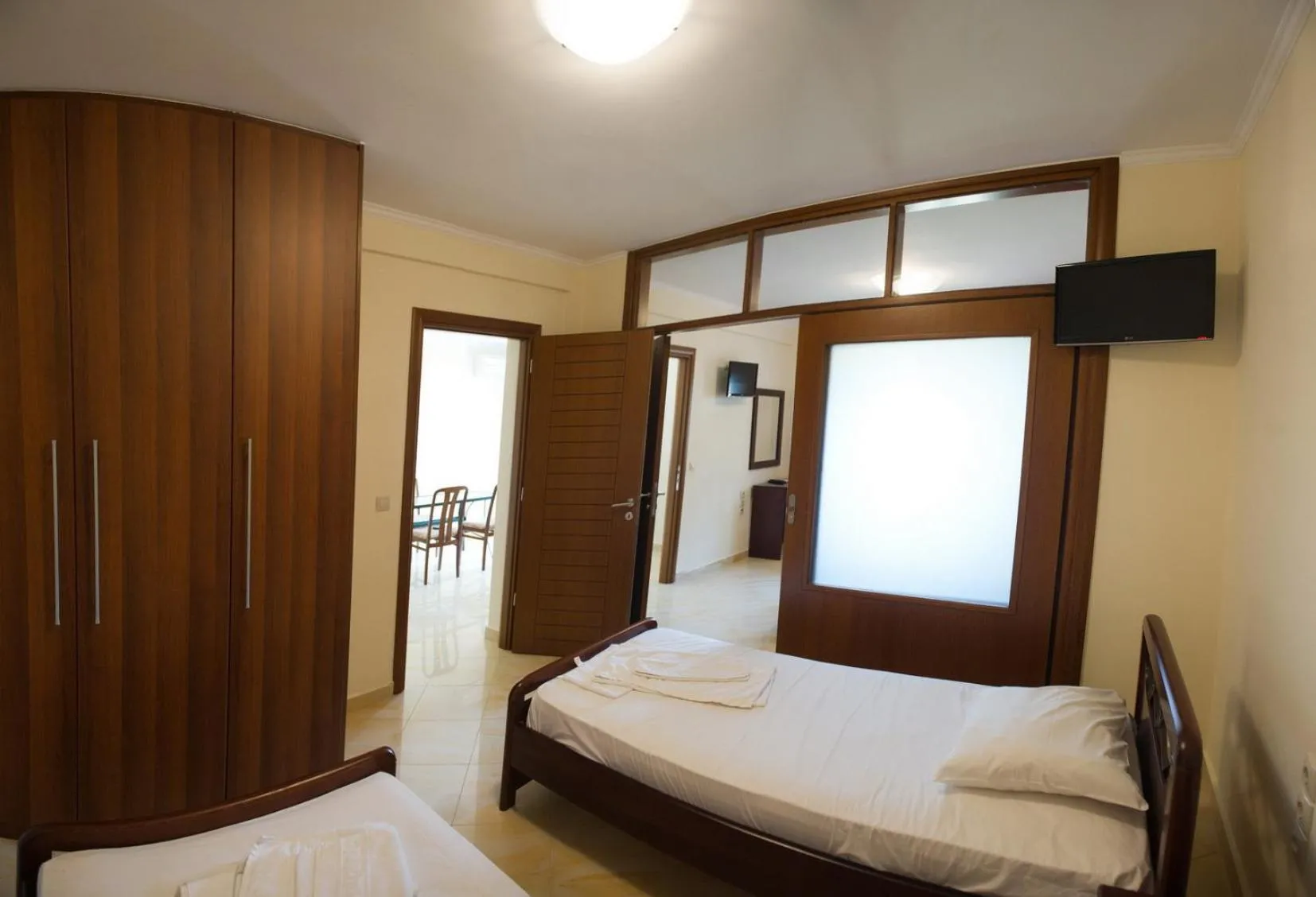 Bed in Calypso Luxury Studios