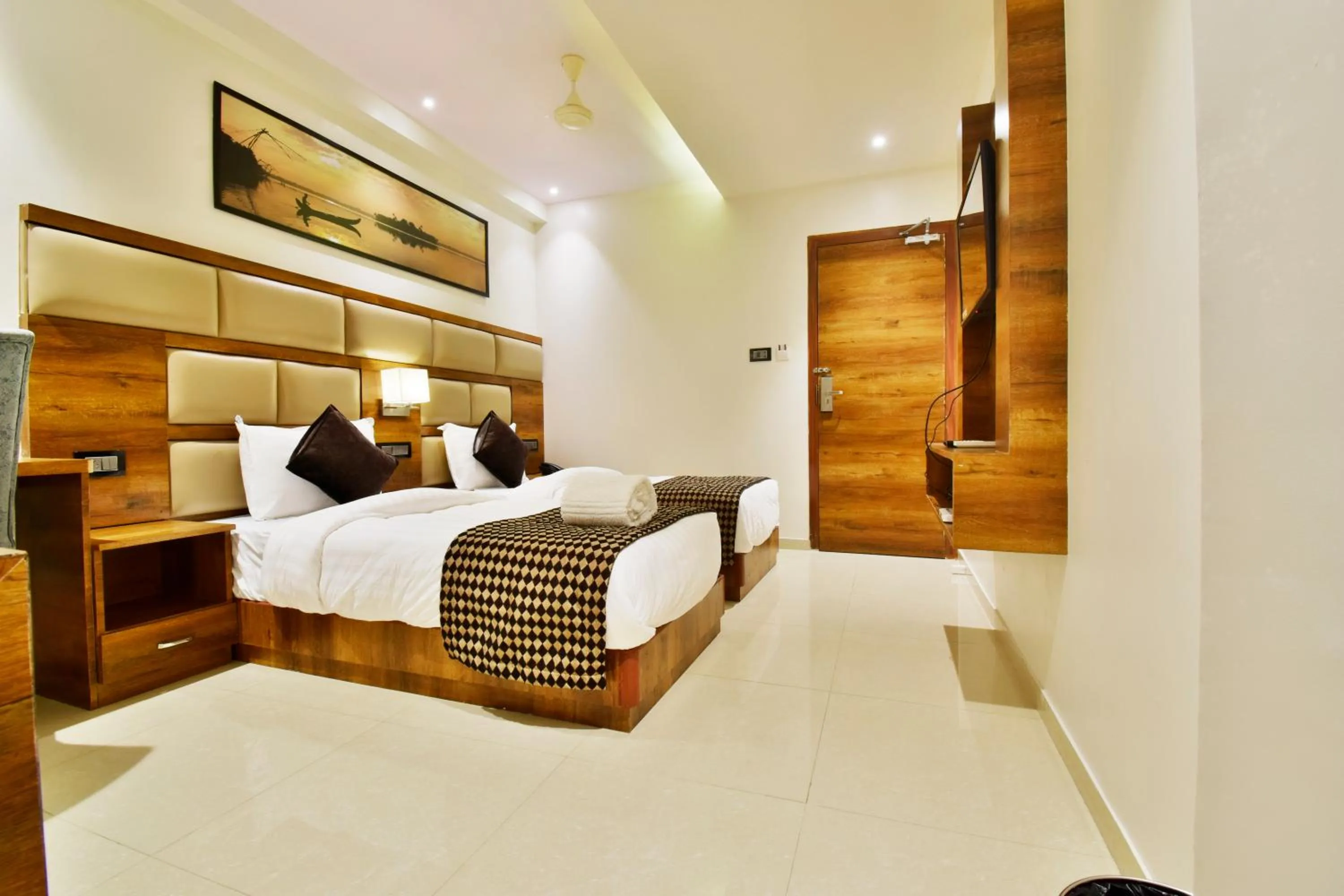 Bedroom, Bed in Aura One Hotel