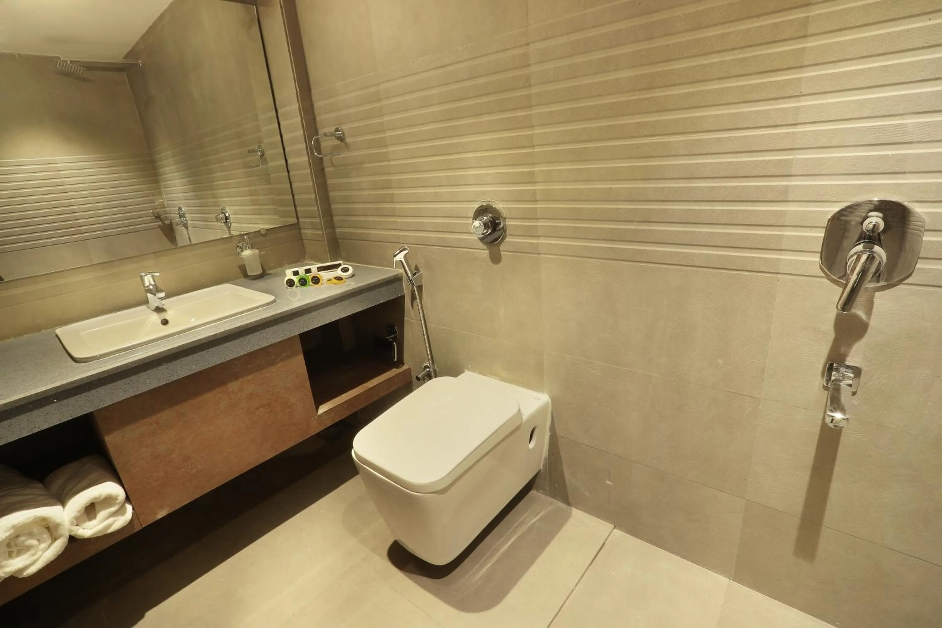 Bathroom in Aura One Hotel