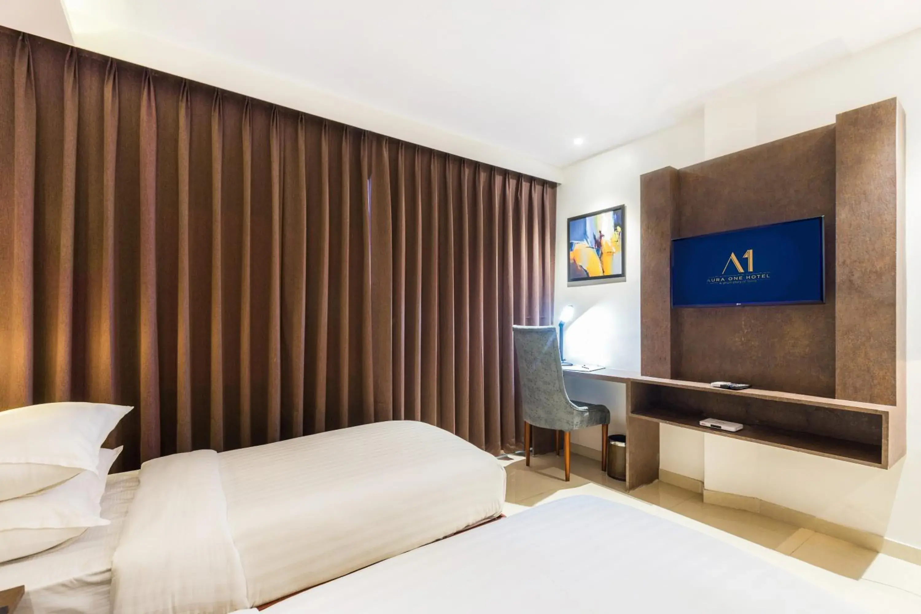 Bedroom, Bed in Aura One Hotel Bedroom, Bed in Aura One Hotel