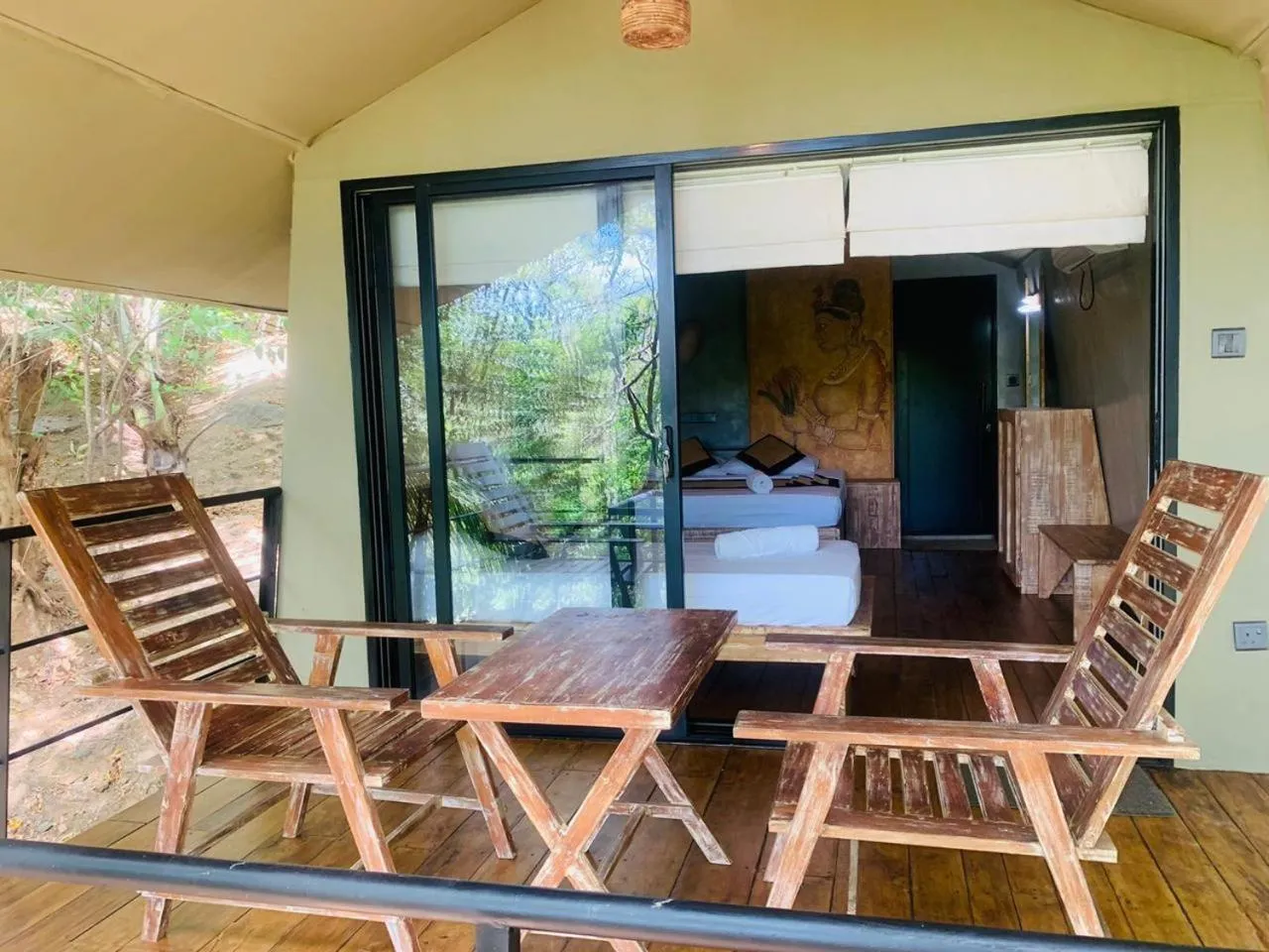 Balcony/Terrace in Ele Camp Udawalawe