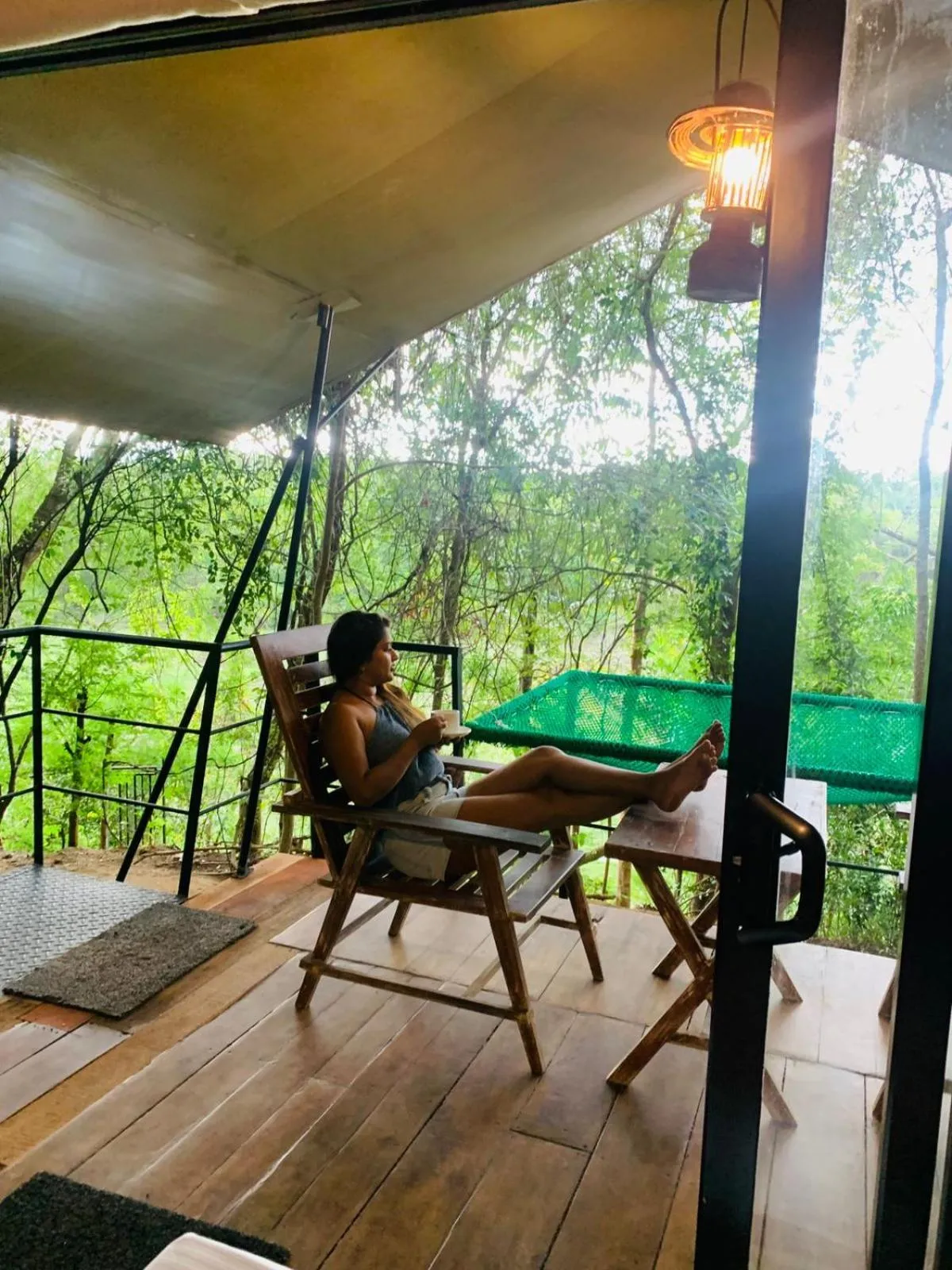 Balcony/Terrace in Ele Camp Udawalawe