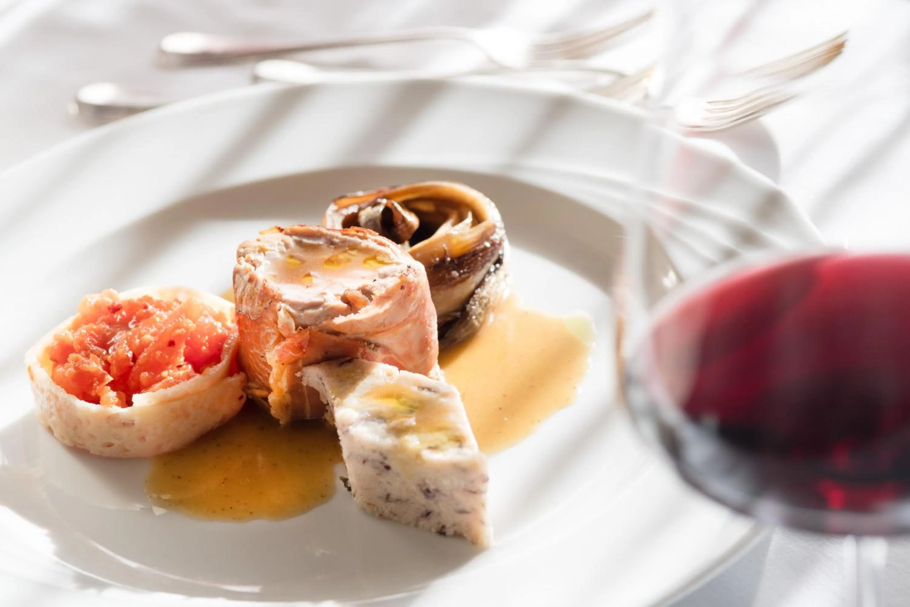 Food close-up in Alpen Hotel Corona