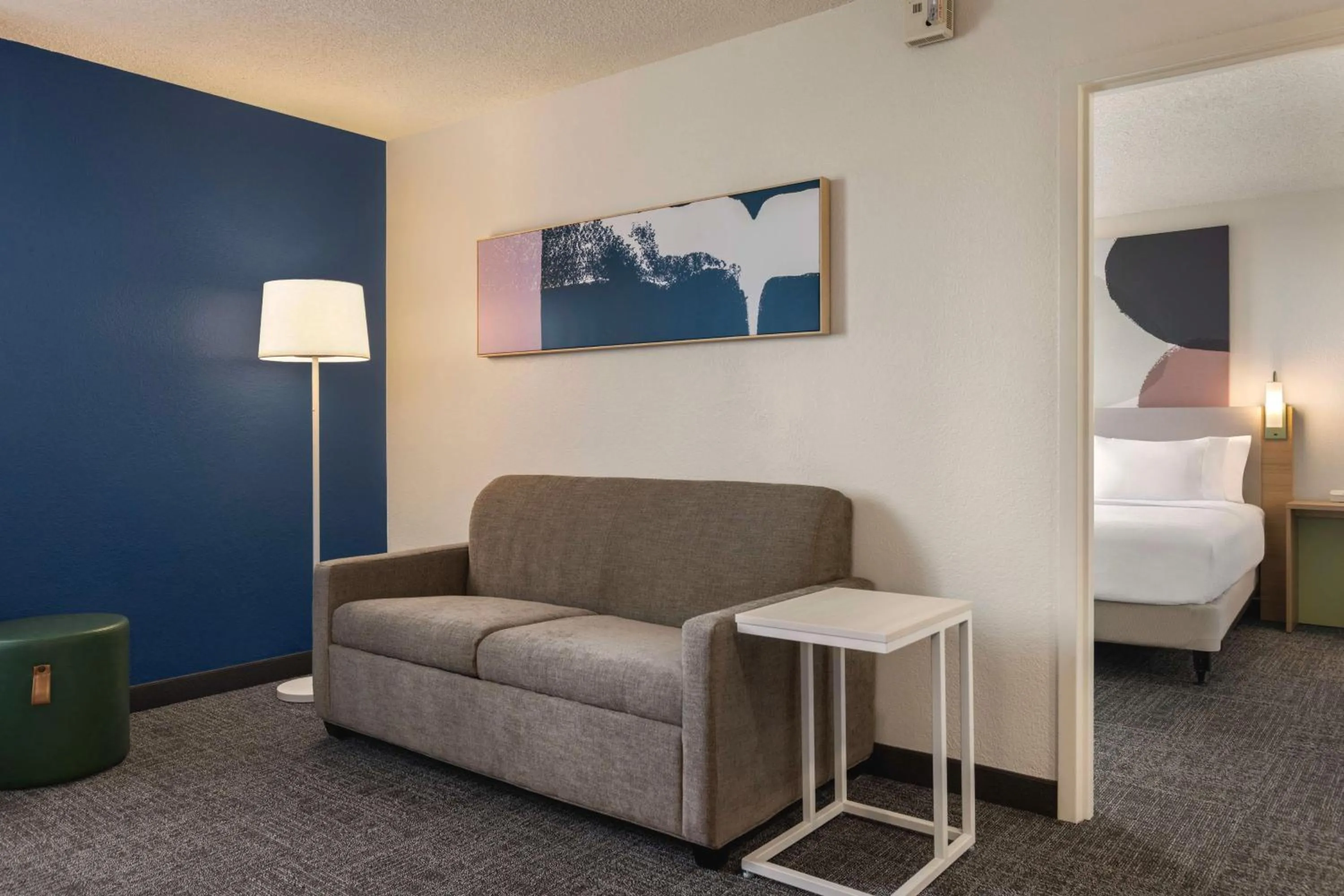 Living room, Bed in Spark By Hilton Germantown Washington Dc North
