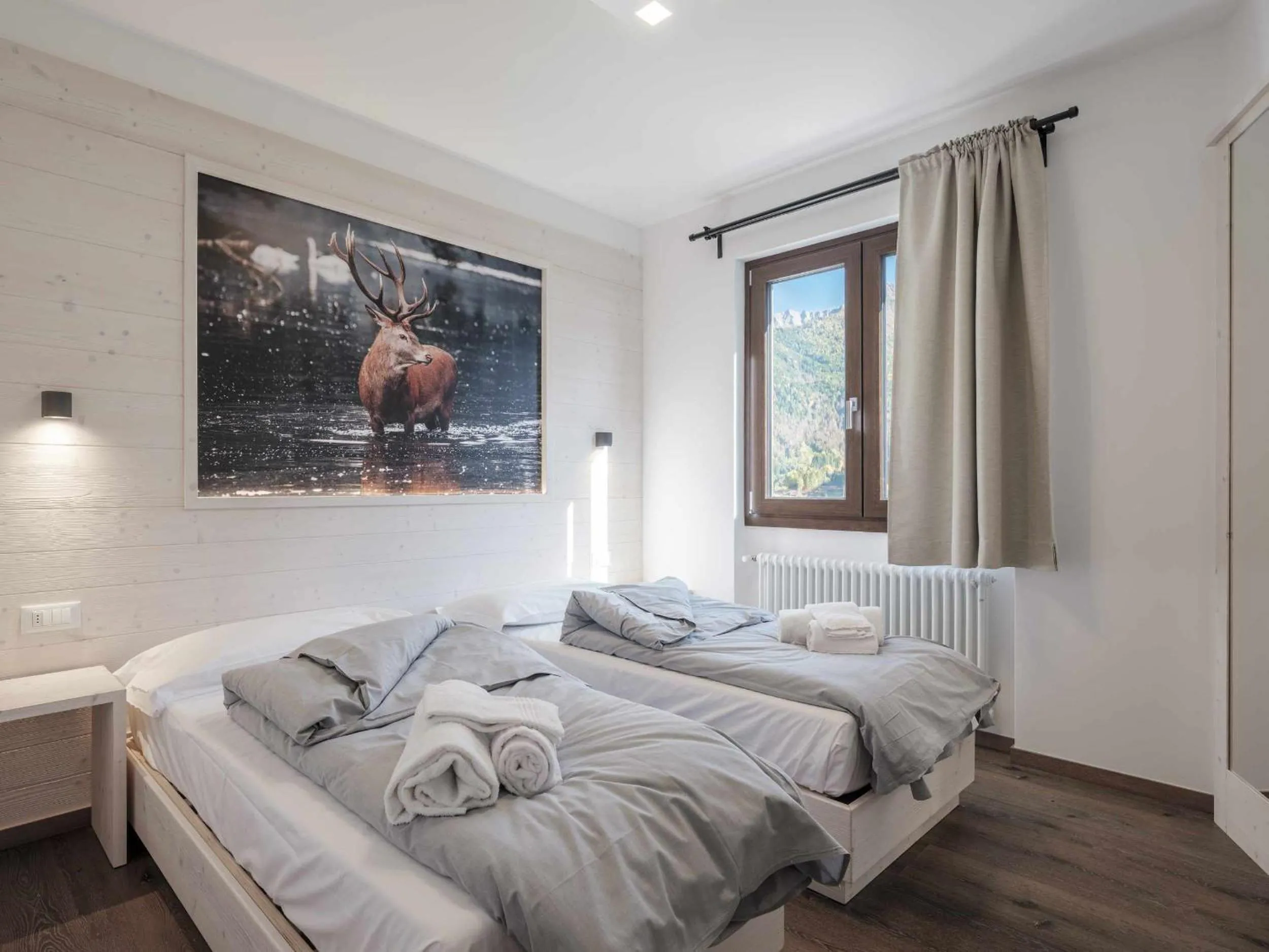 Bedroom, Bed in Hotel Garnì Alta Valle