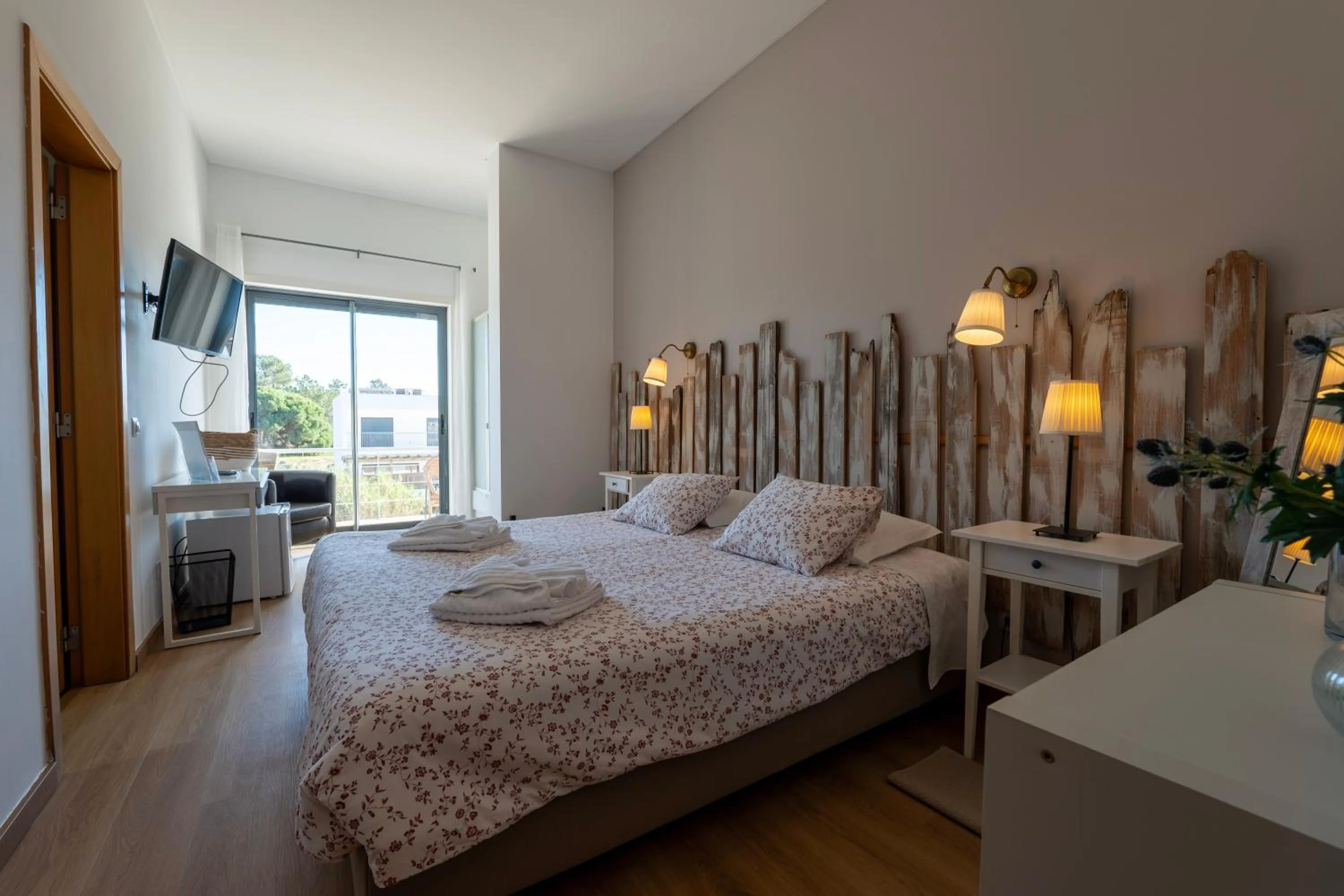 Bed in Alojamento Local Verde e Mar