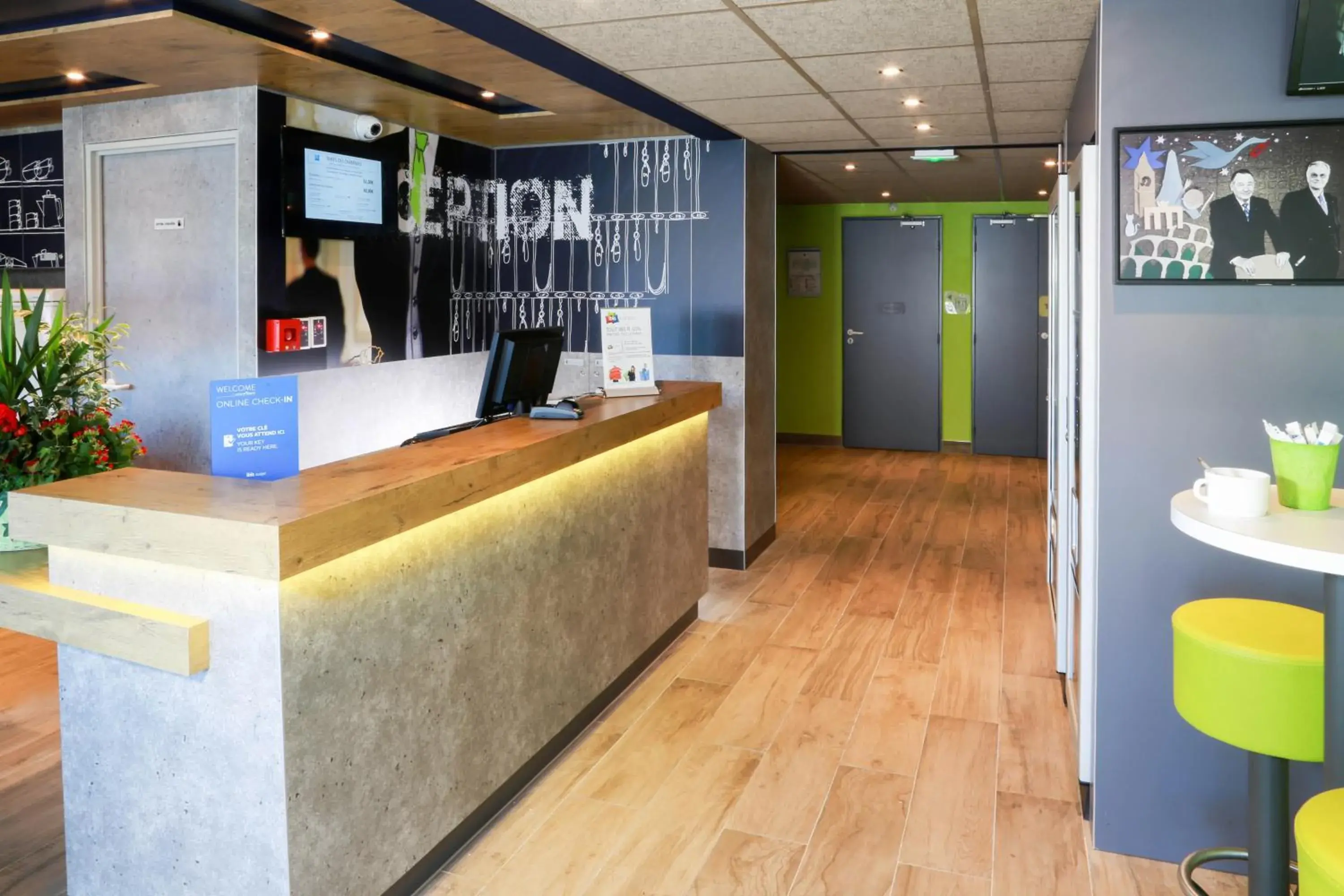 Lobby or reception in Ibis Budget Marseille Vitrolles Lobby or reception in Ibis Budget Marseille Vitrolles