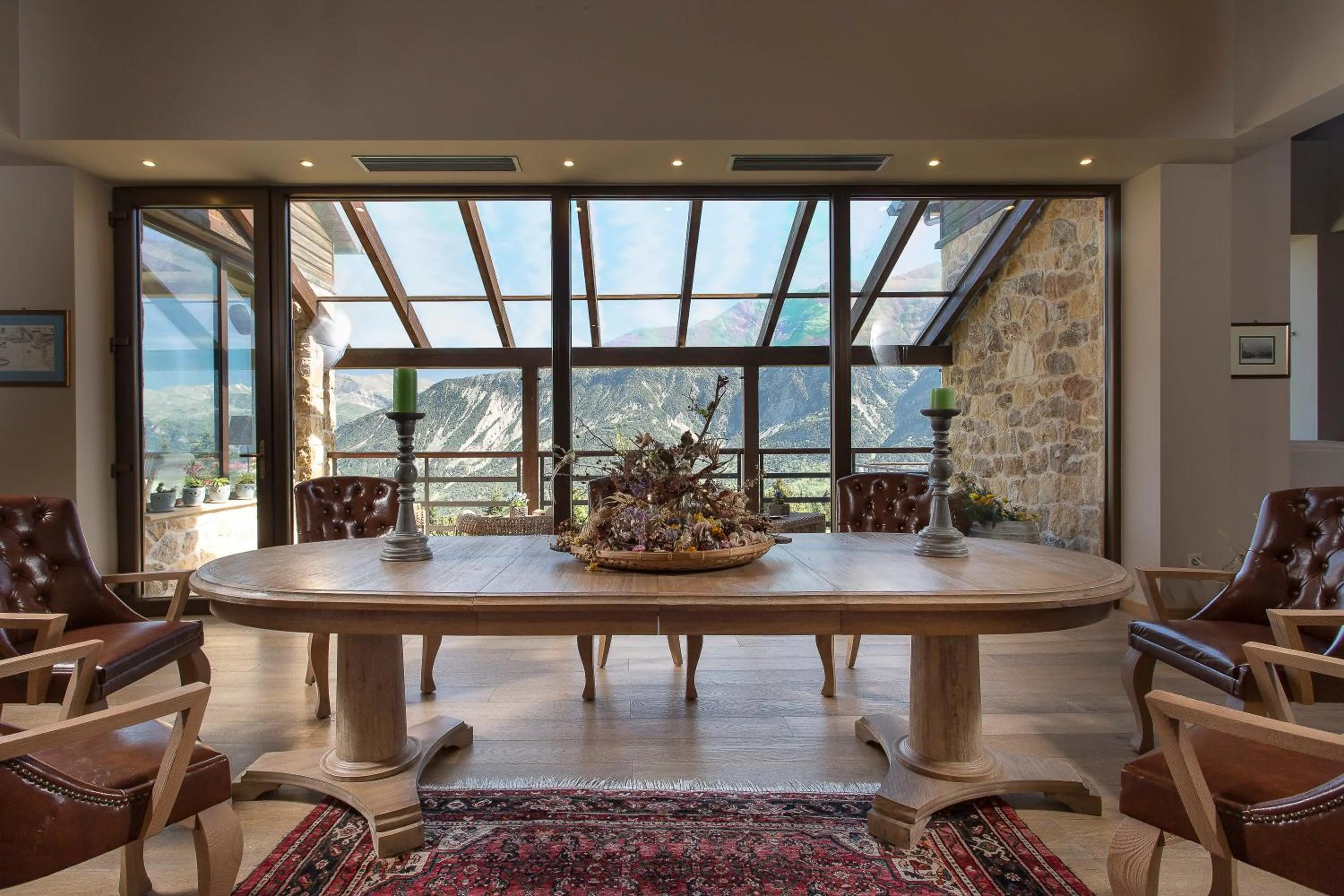 Patio in Orizontes Tzoumerkon Hotel Resort