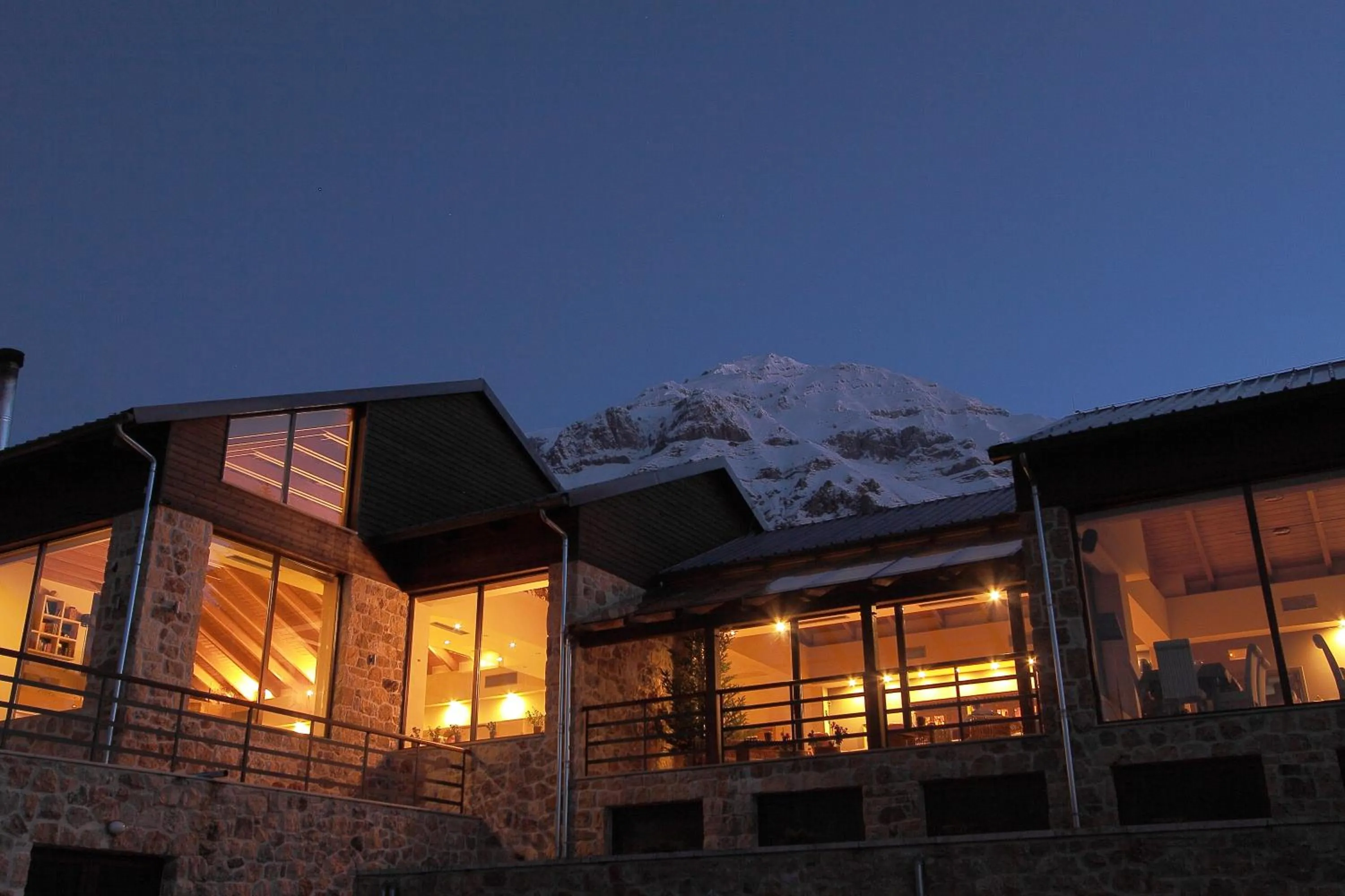 Facade/entrance in Orizontes Tzoumerkon Hotel Resort