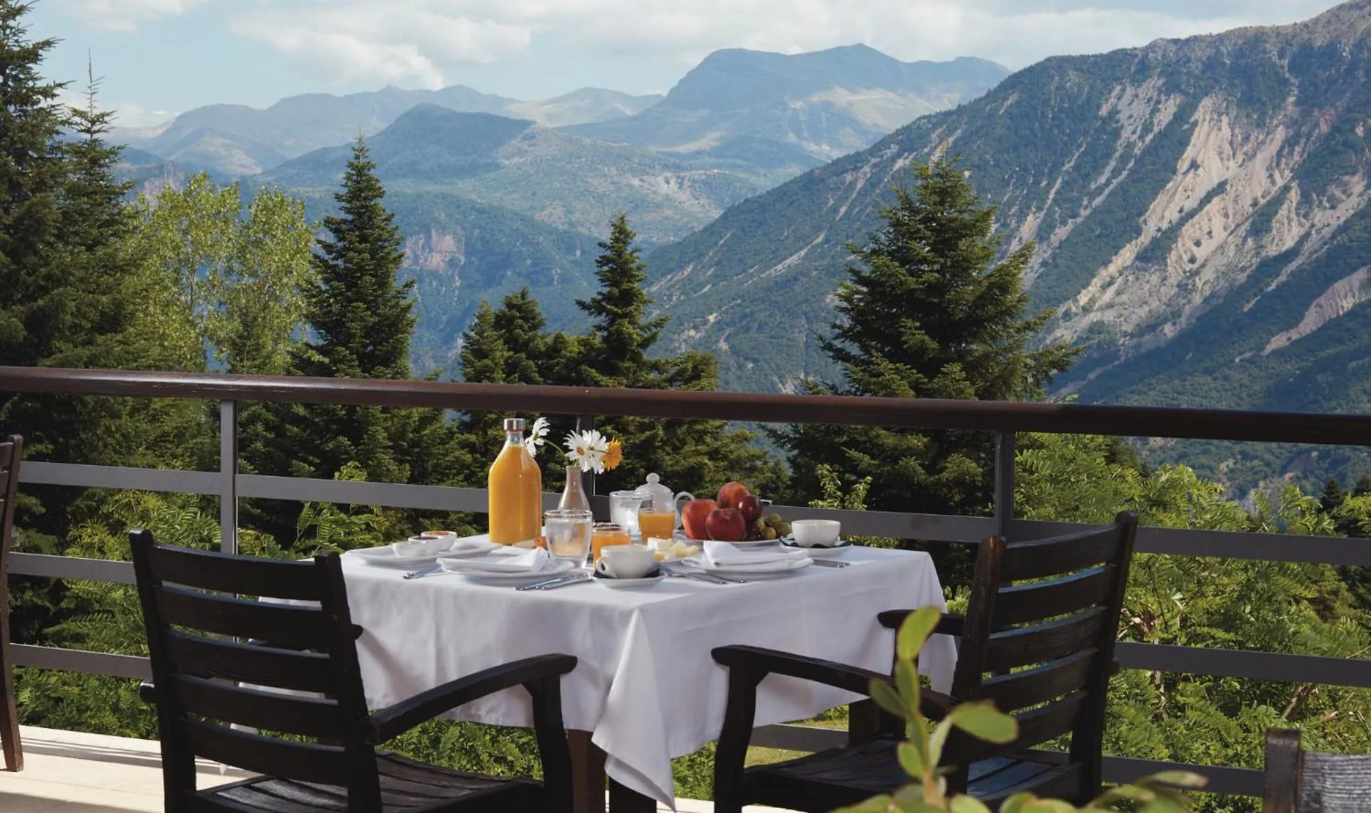 Mountain view in Orizontes Tzoumerkon Hotel Resort