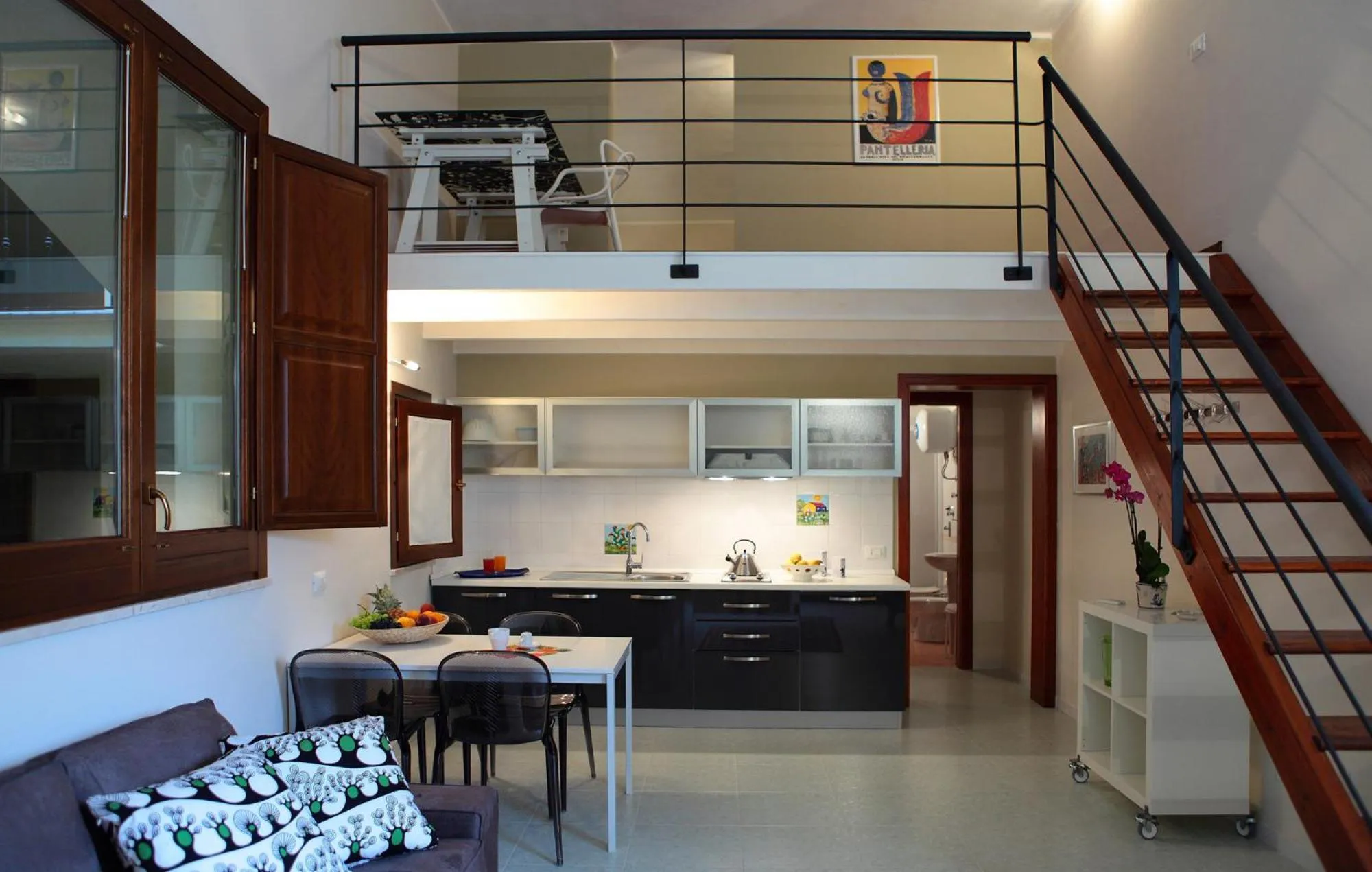 Living room in Palazzo Ossuna