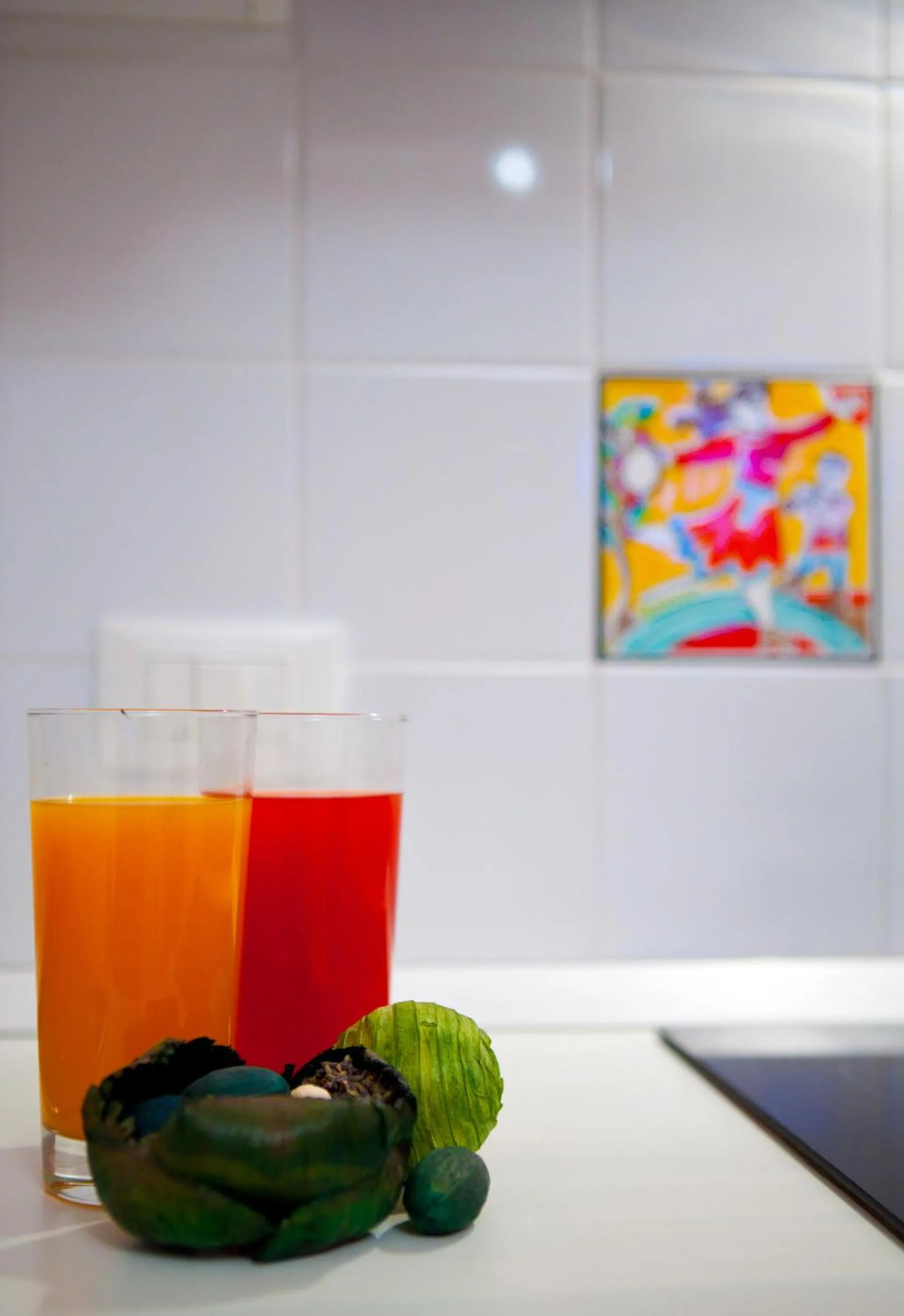 Communal kitchen in Palazzo Ossuna