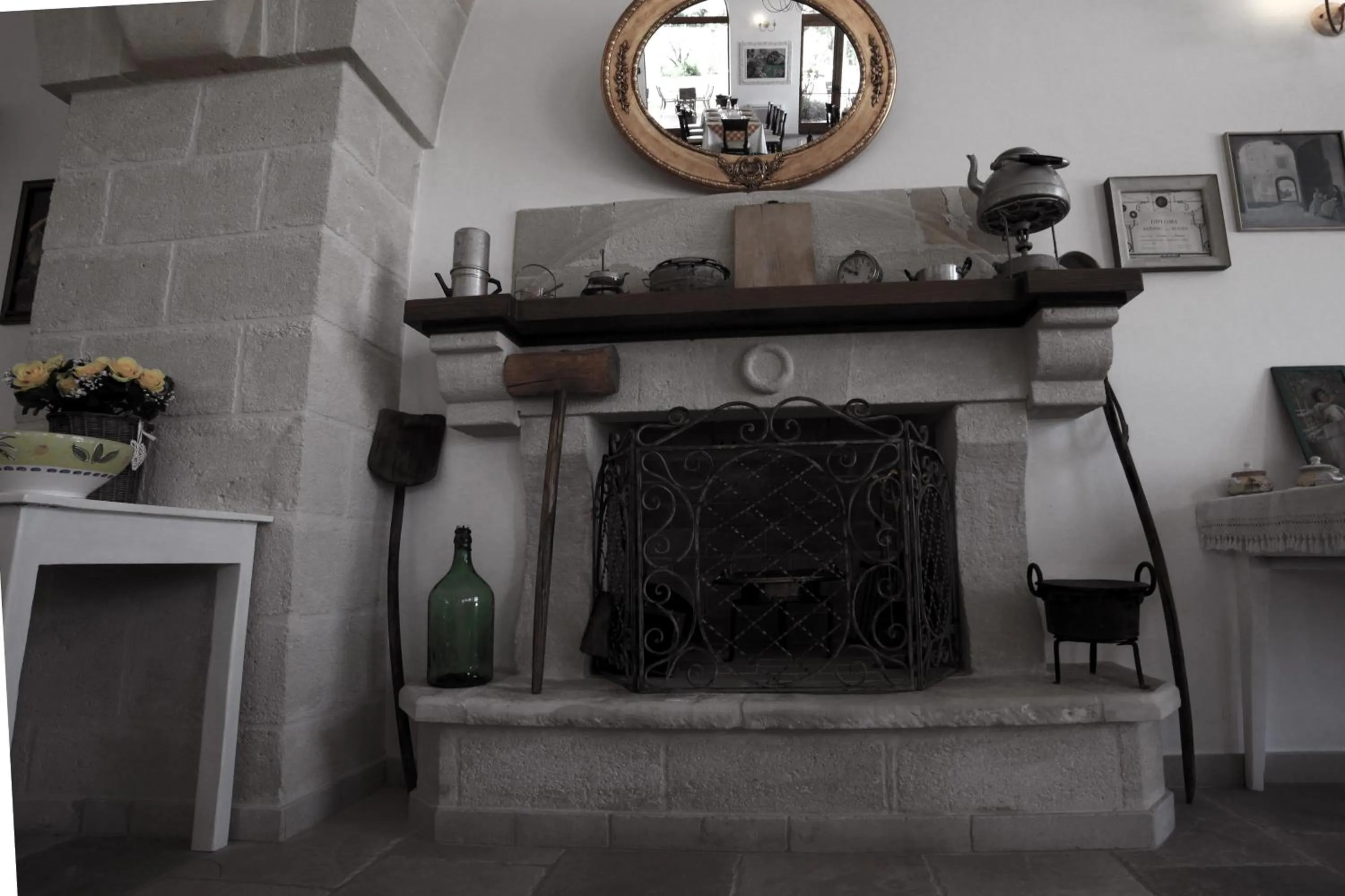 Decorative detail in Casale del Murgese Country Resort