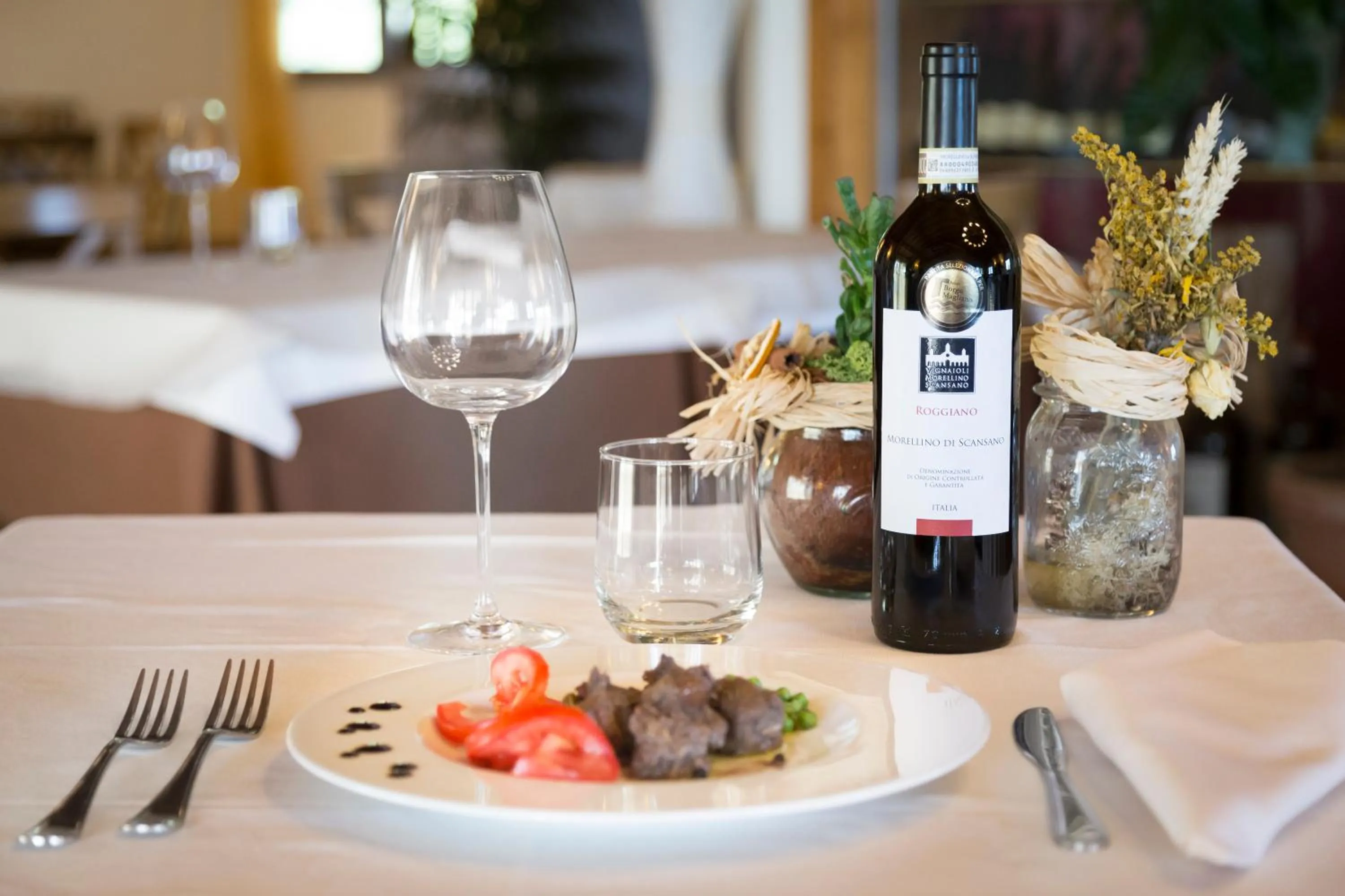 Food close-up in Borgo Magliano Resort