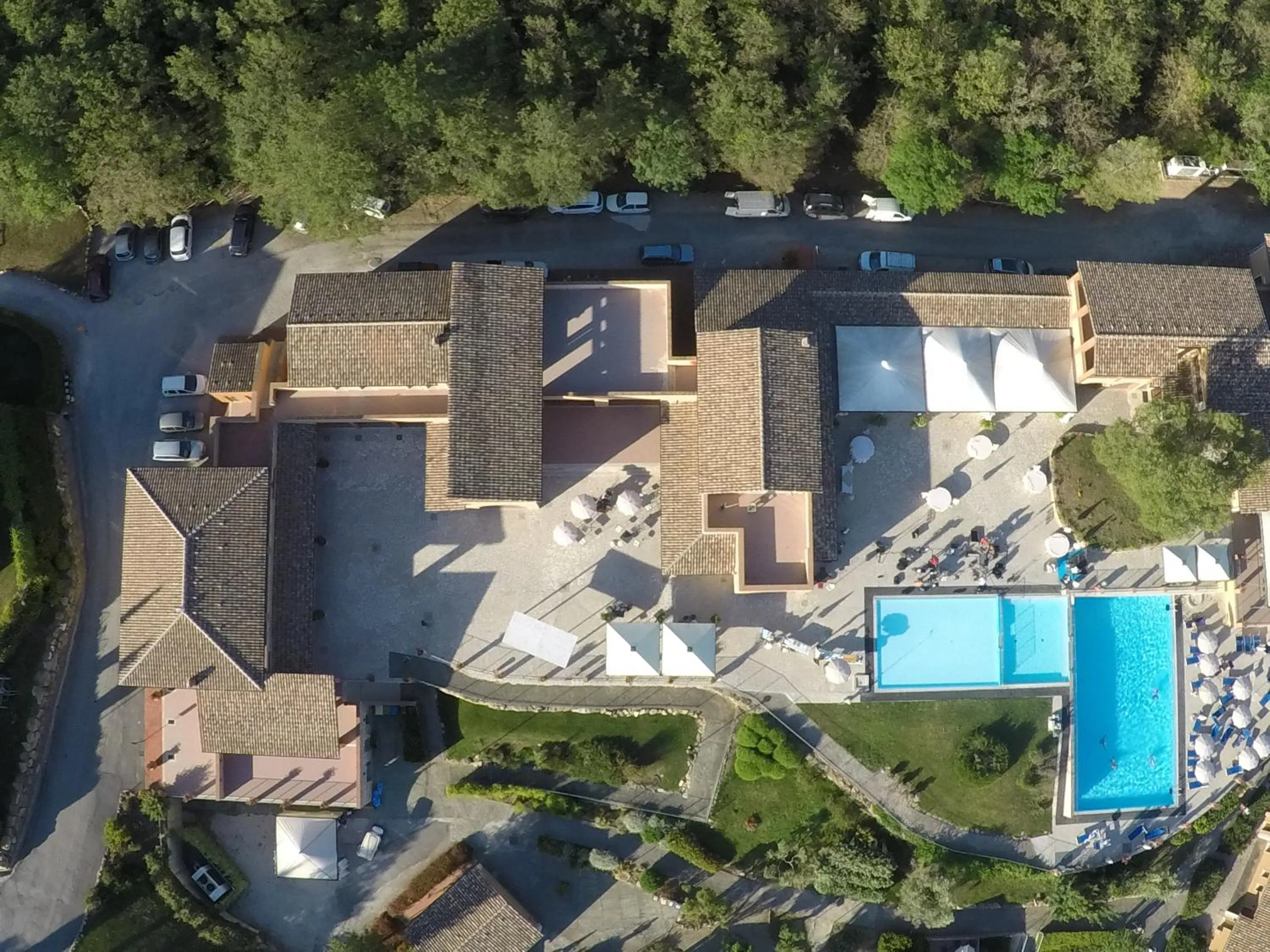 Bird's eye view in Borgo Magliano Resort