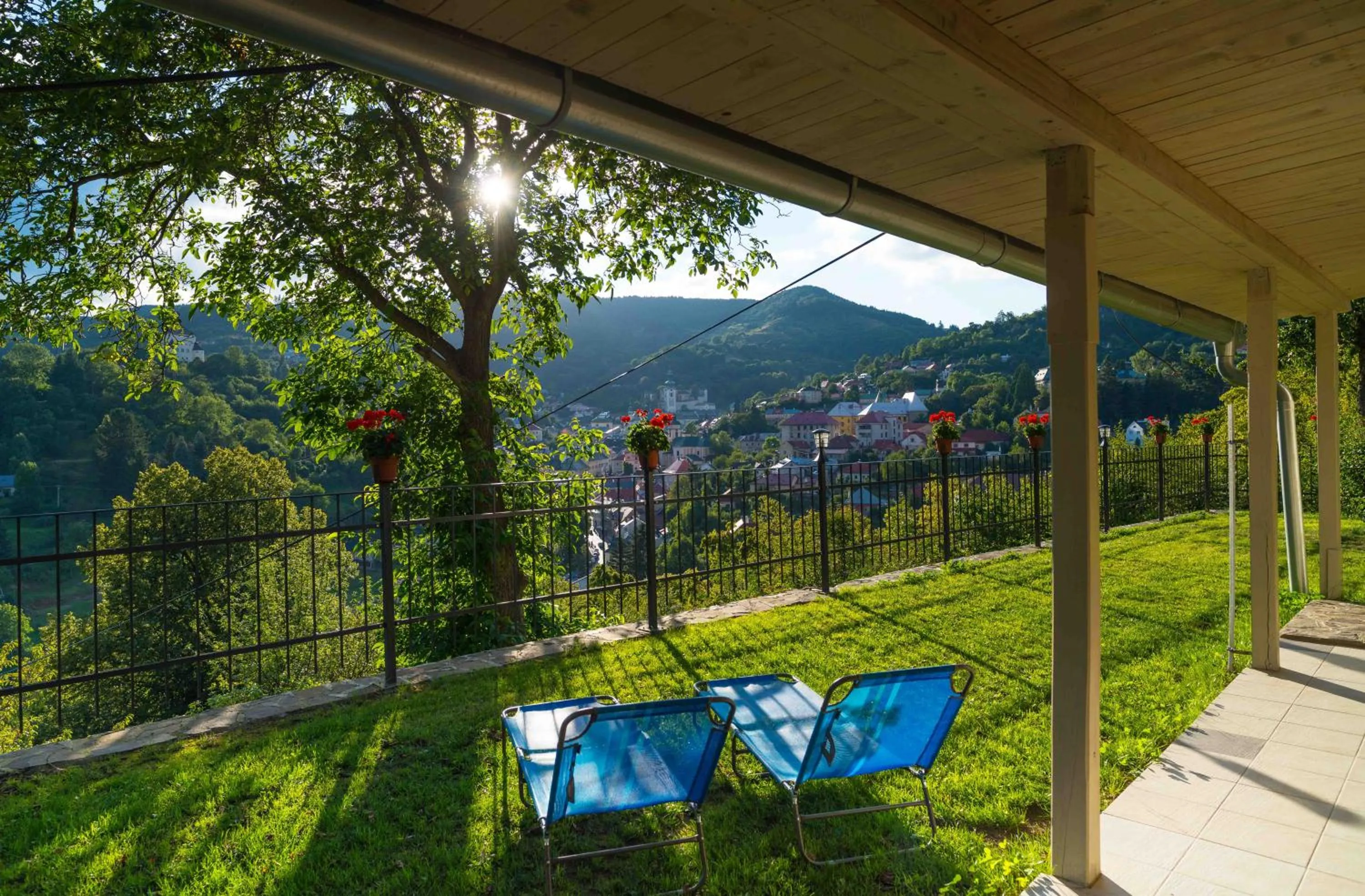 Sunset in Penzion na Kopci