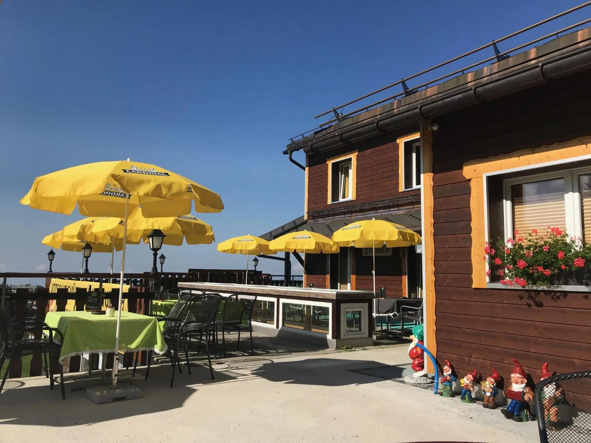 Balcony/Terrace in Klewenalp Ausflugs-Ski-Pistenhotel Klewenstock