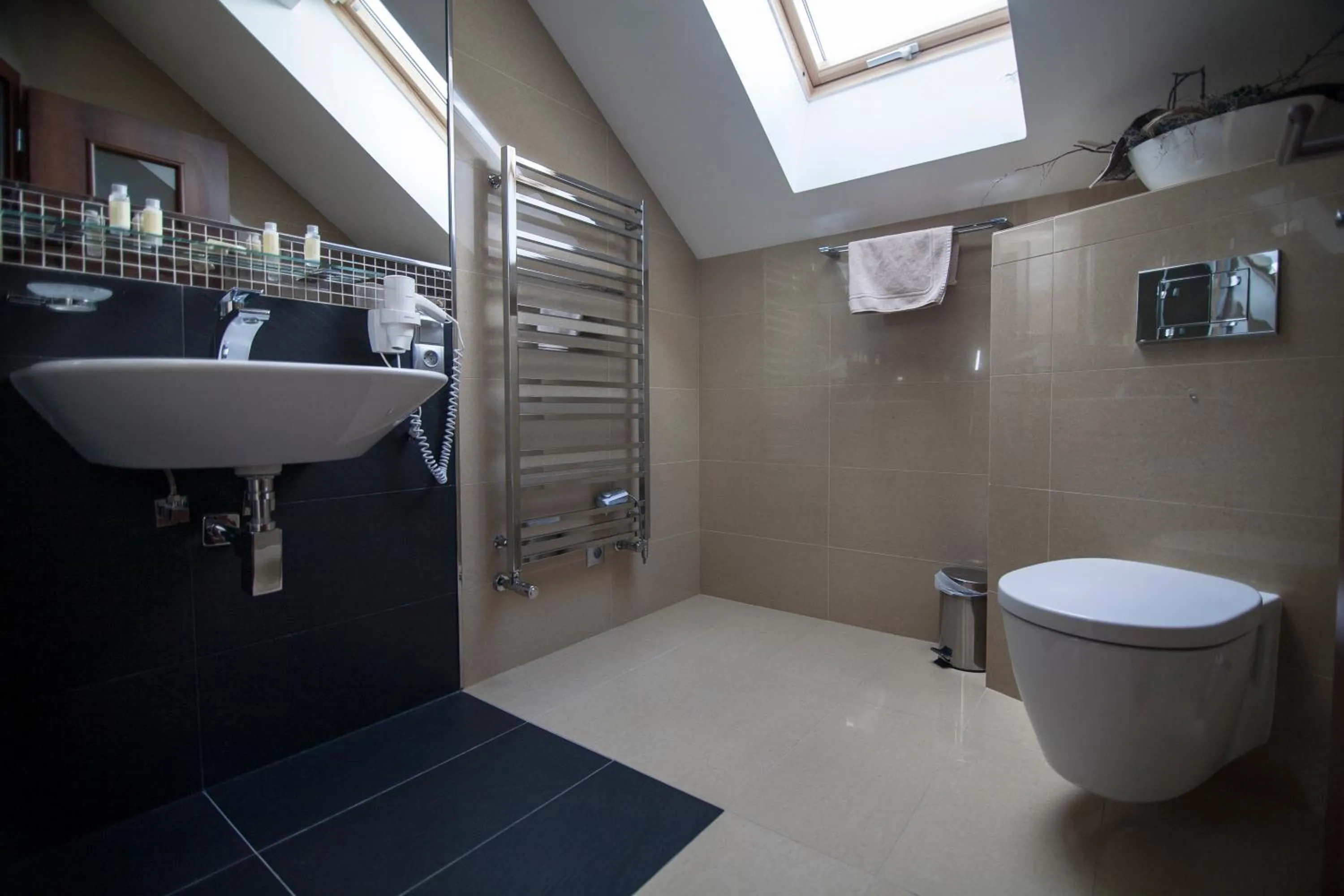 Bathroom in Hotel Krušnohorský Dvůr