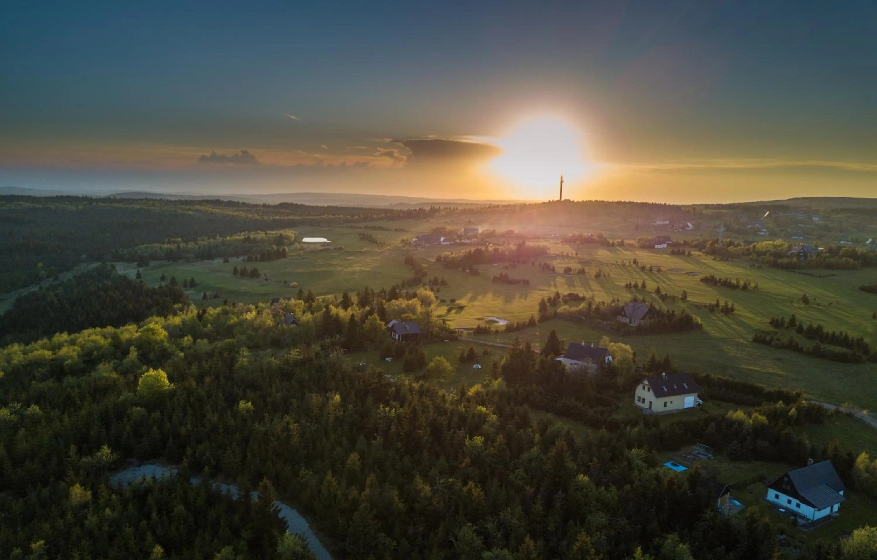 Natural landscape in Hotel Krušnohorský Dvůr