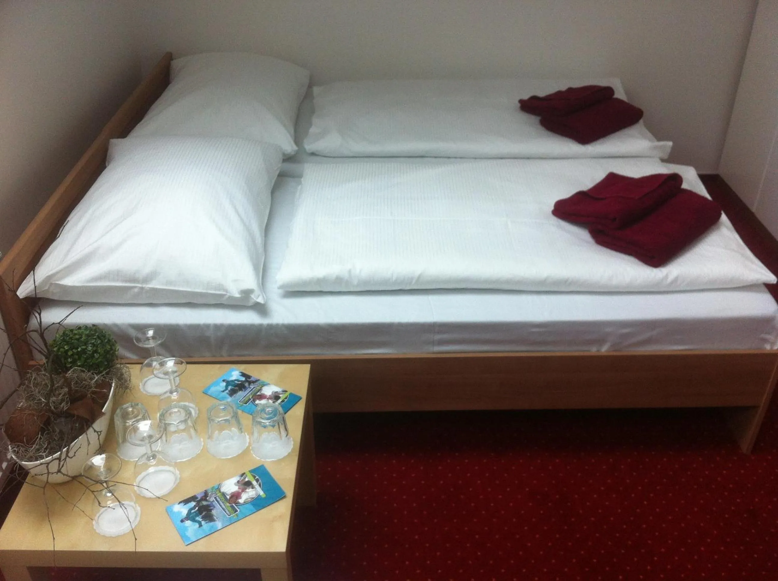 Bed in Hotel Krušnohorský Dvůr