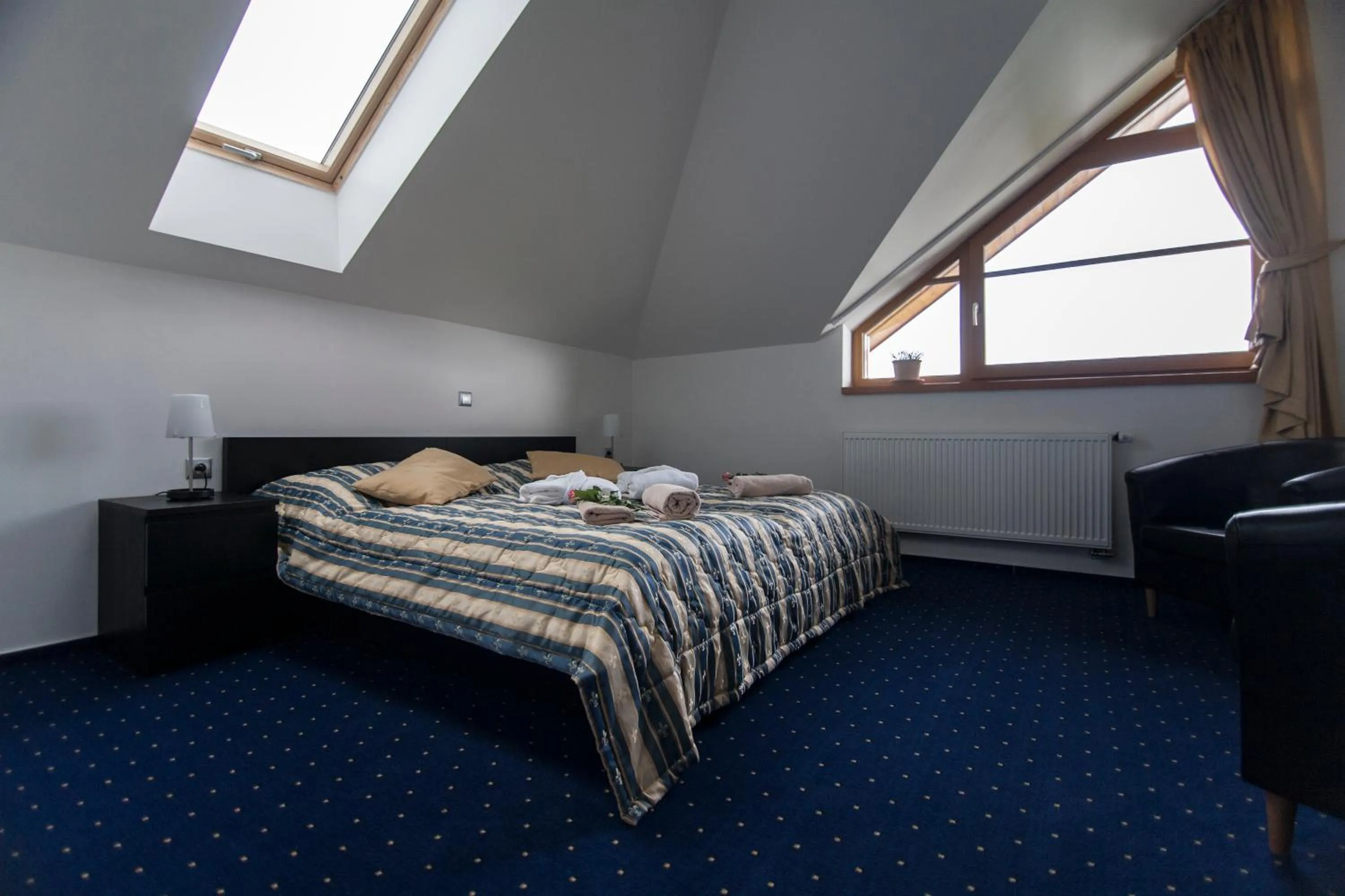 Bed in Hotel Krušnohorský Dvůr