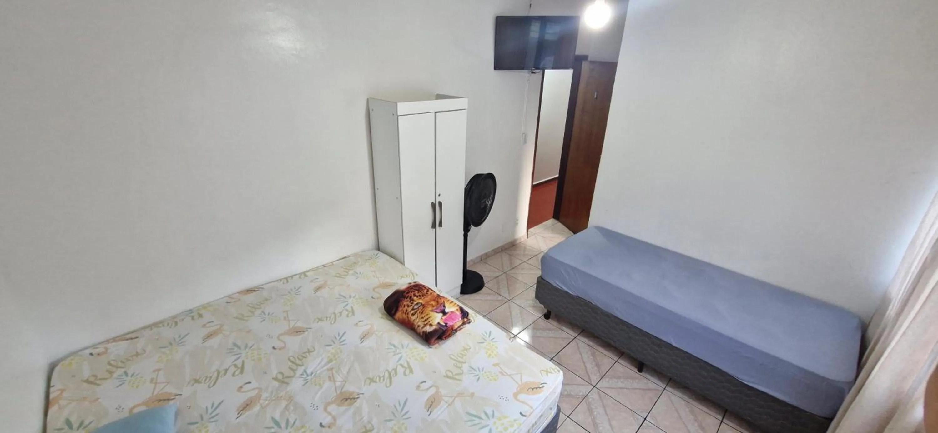 Bed in Hotel Pousada Liberdade