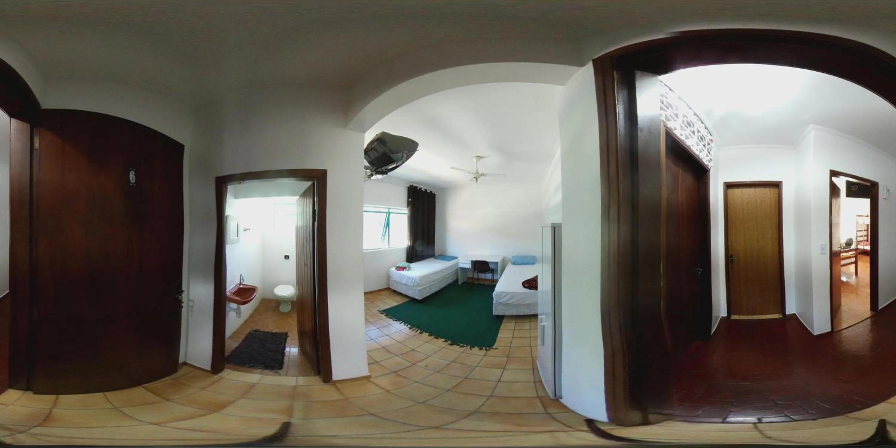 Bed in Hotel Pousada Liberdade