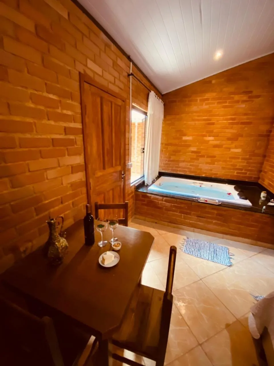 Hot Tub in Pousada, Camping e Restaurante do Sô Ito