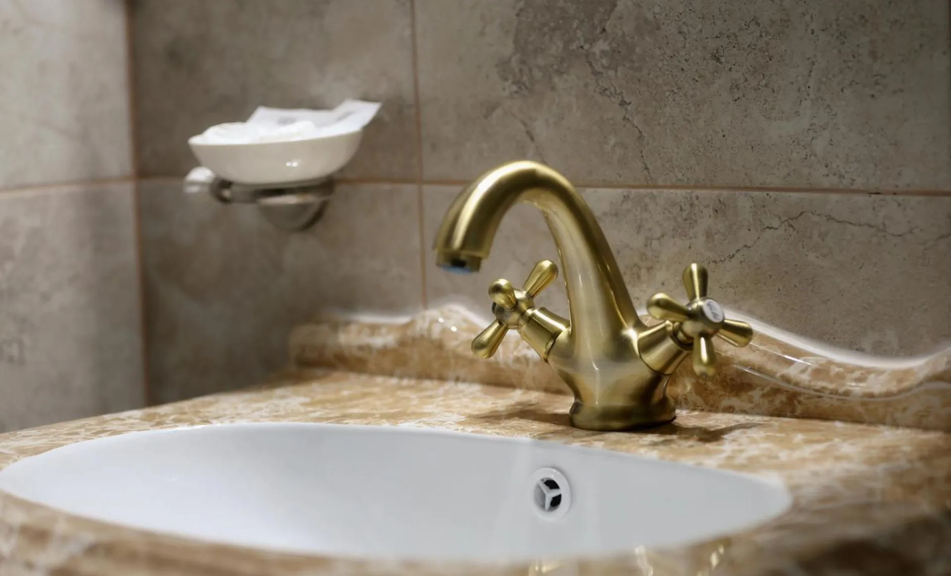 Bathroom in Pensiunea ELEMAR