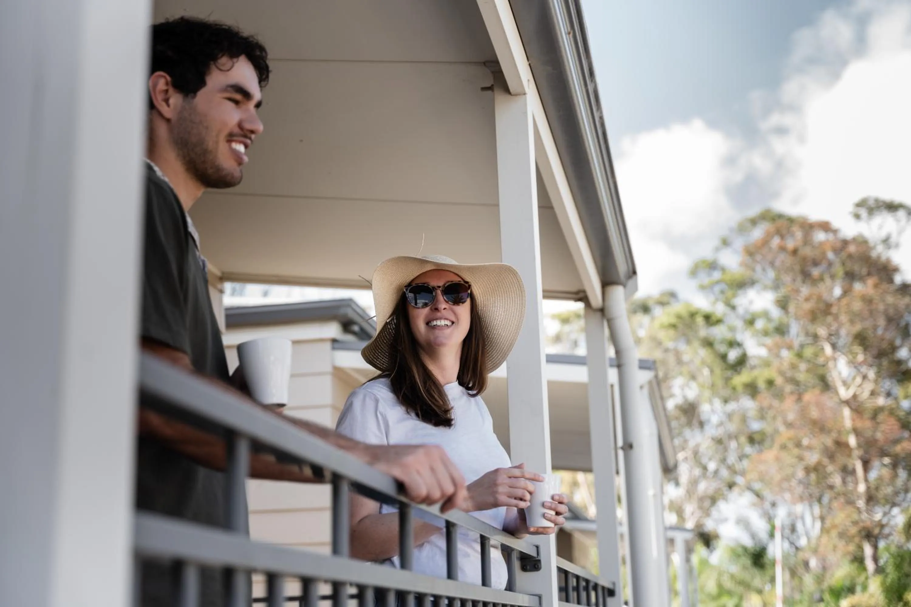 Balcony/Terrace in Highway 1 Holiday & Lifestyle Park